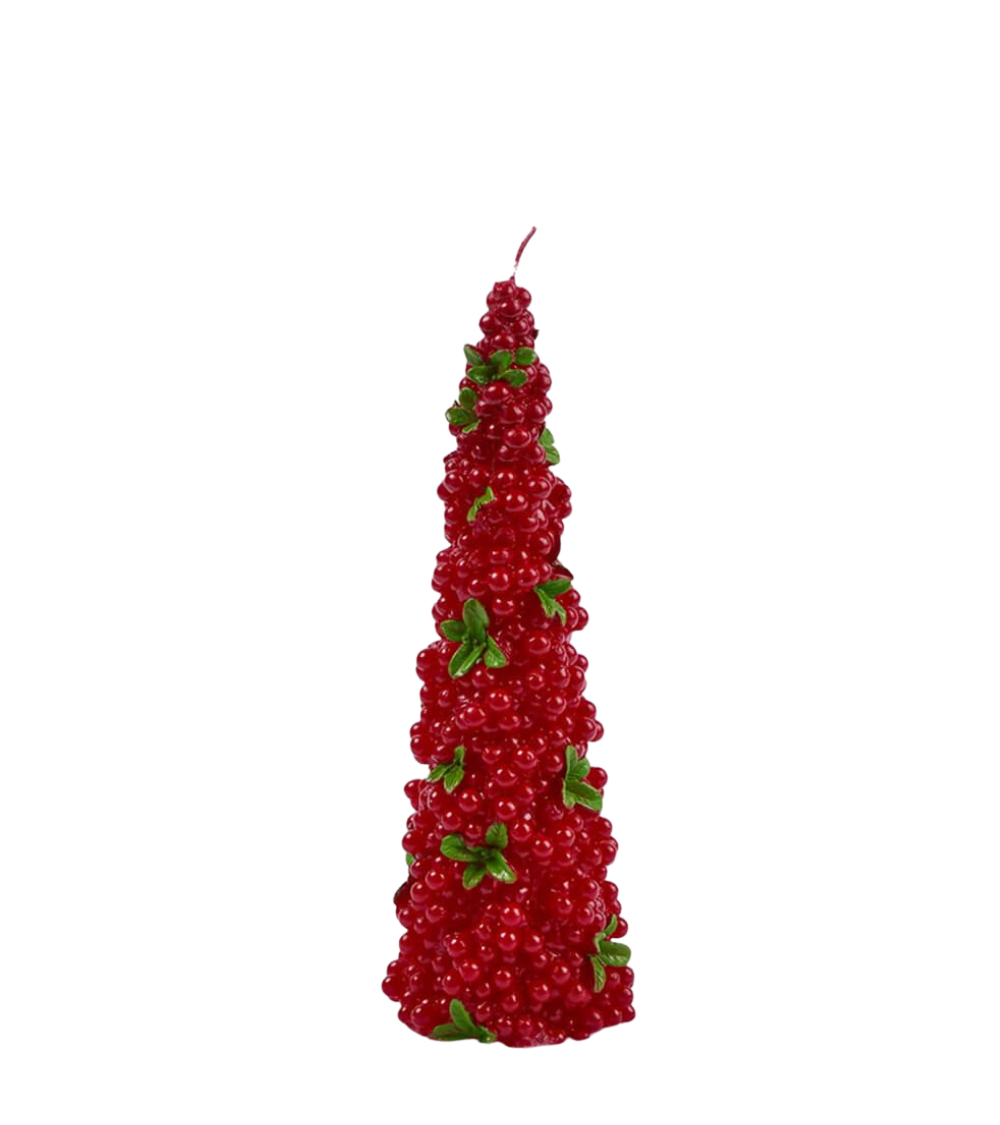 Kerze Weihnachtsbaum rot