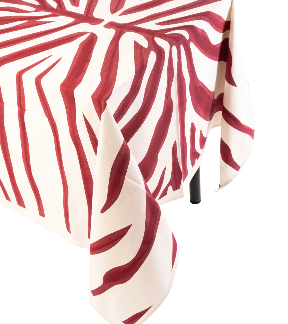 Tischdecke Rot-weiß