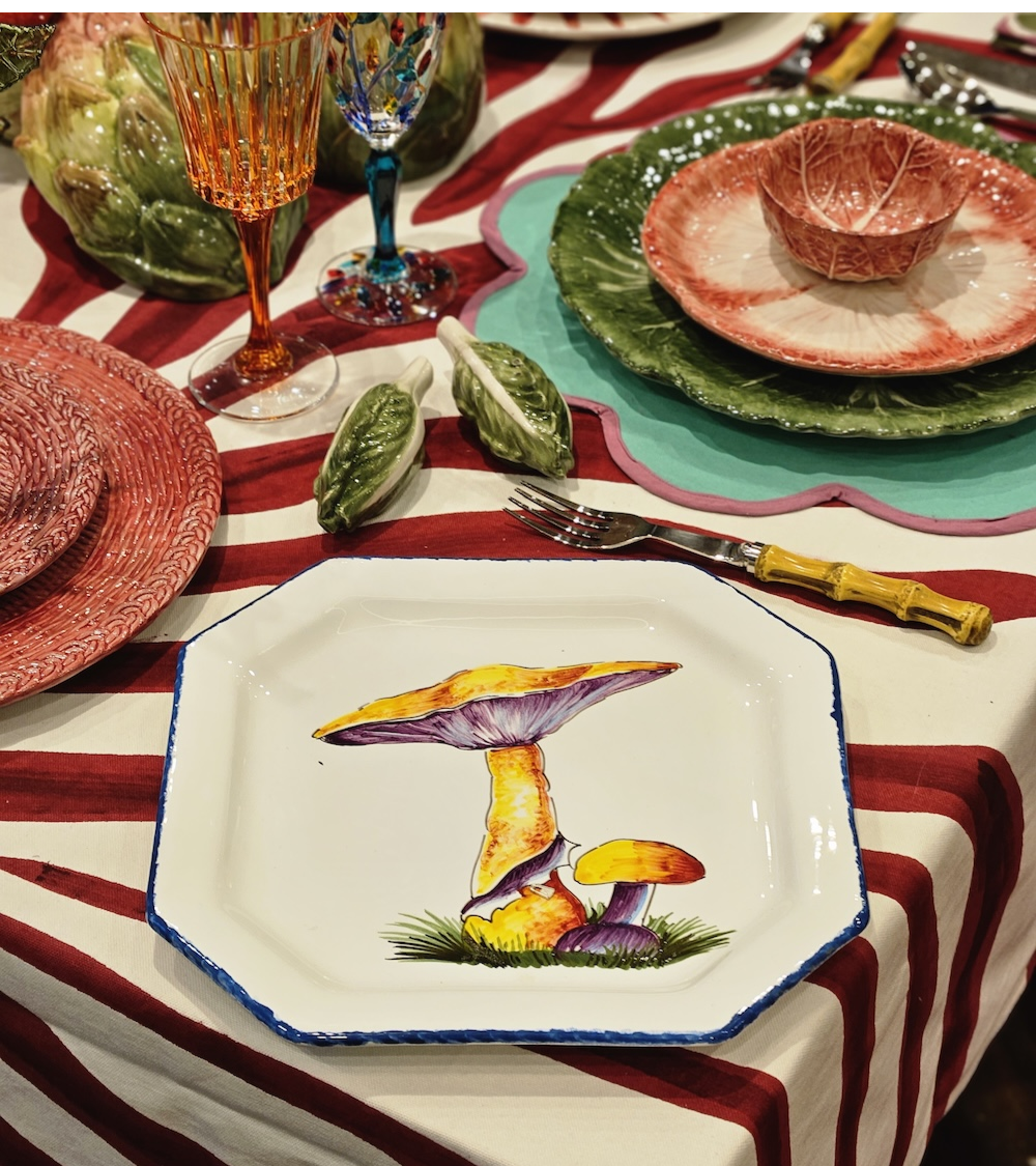 Tischdecke Rot-weiß