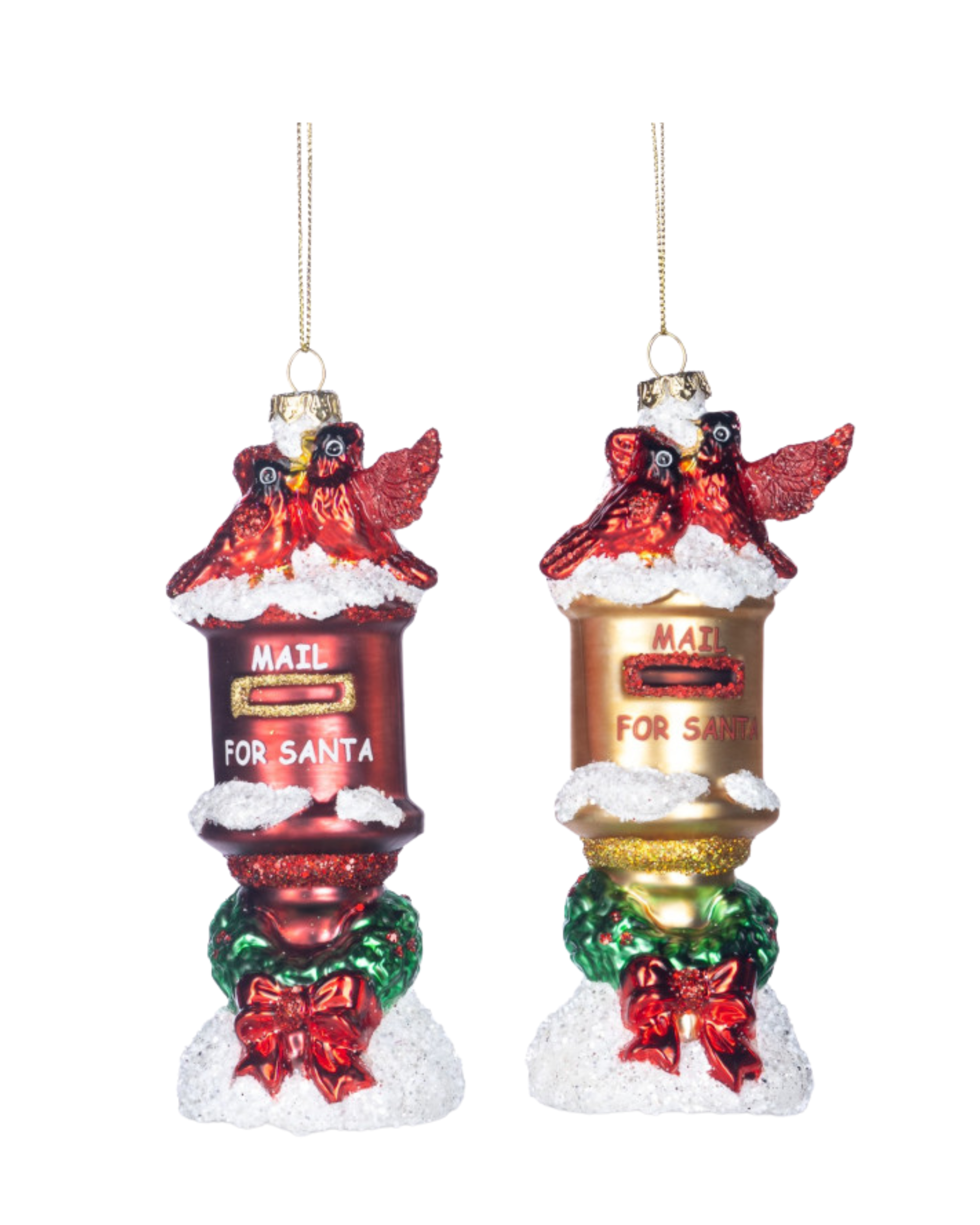 Weihnachtsbaumschmuck Mailbox (2er Set)