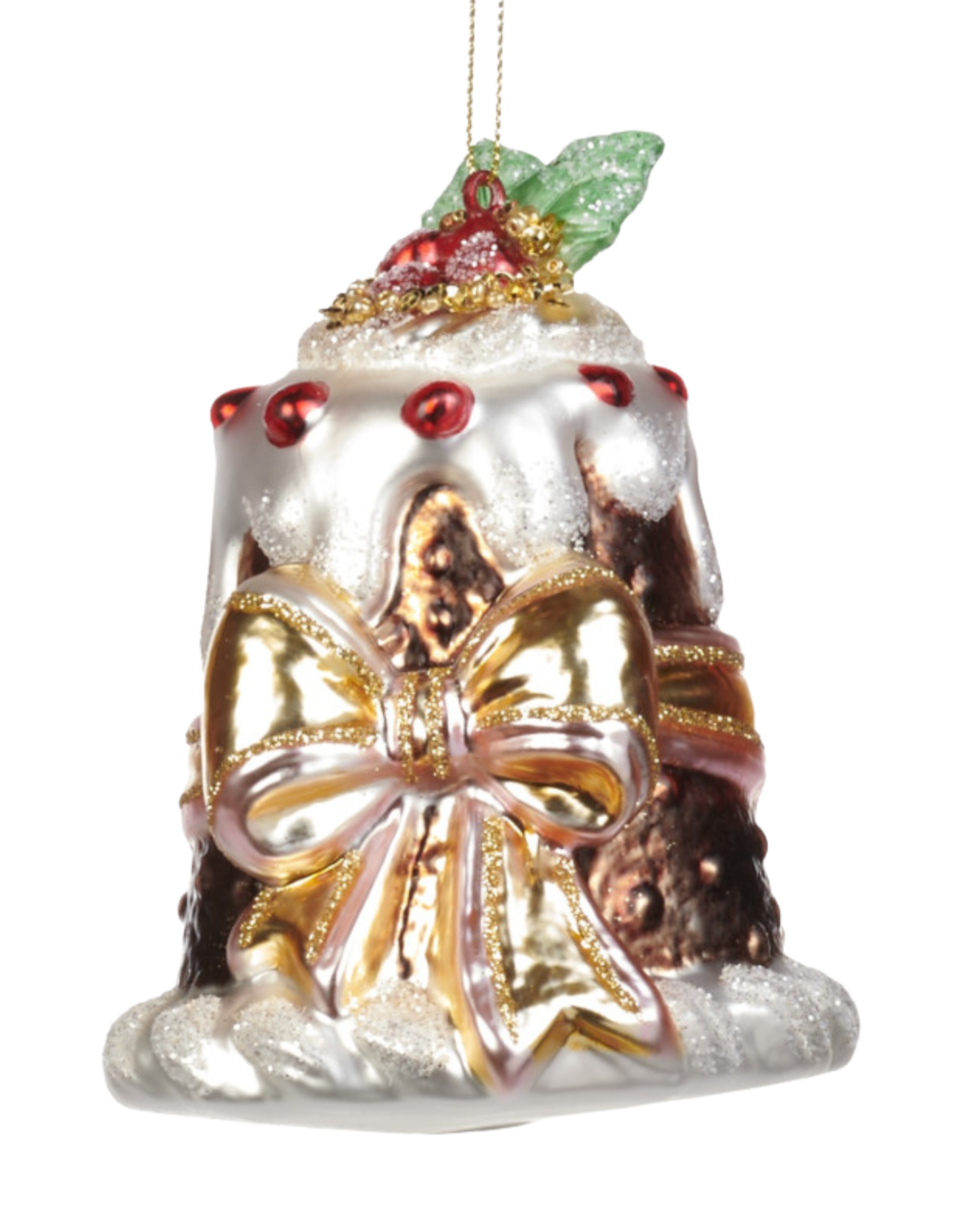 Weihnachtskugel Pudding