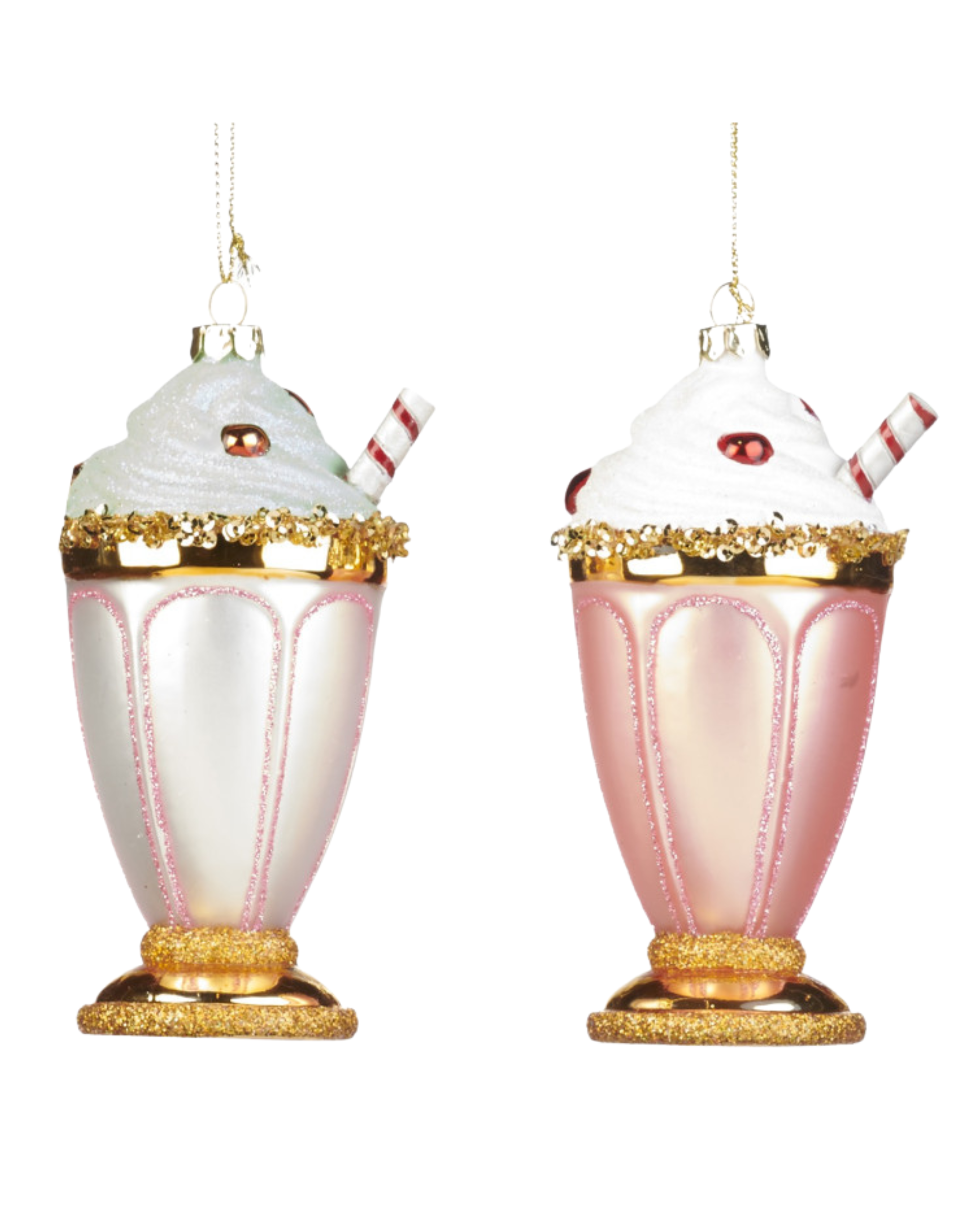 Weihnachtsbaumschmuck Ice Cream (2er Set)