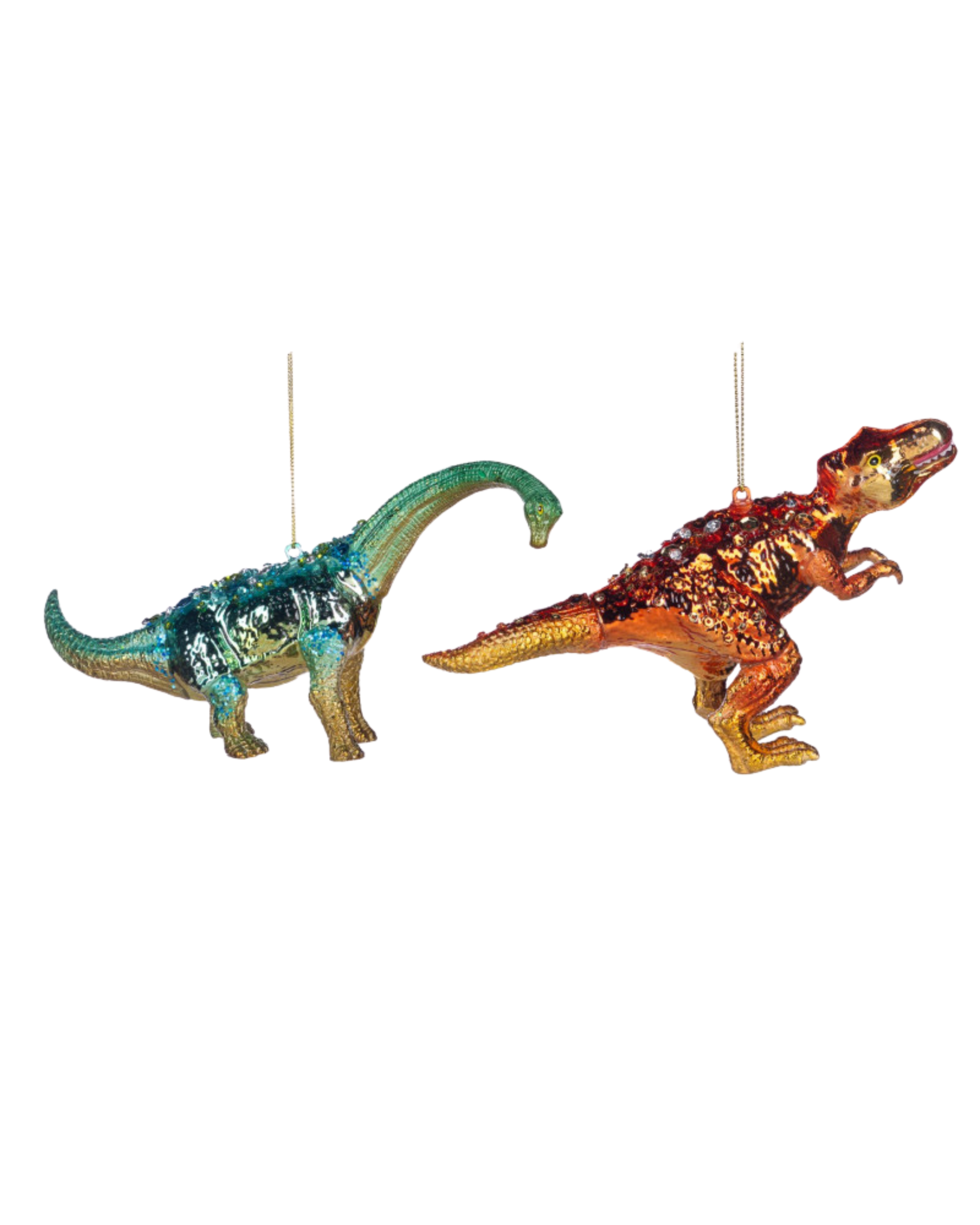 Weihnachtskugel Dinosaurier (2er Set)