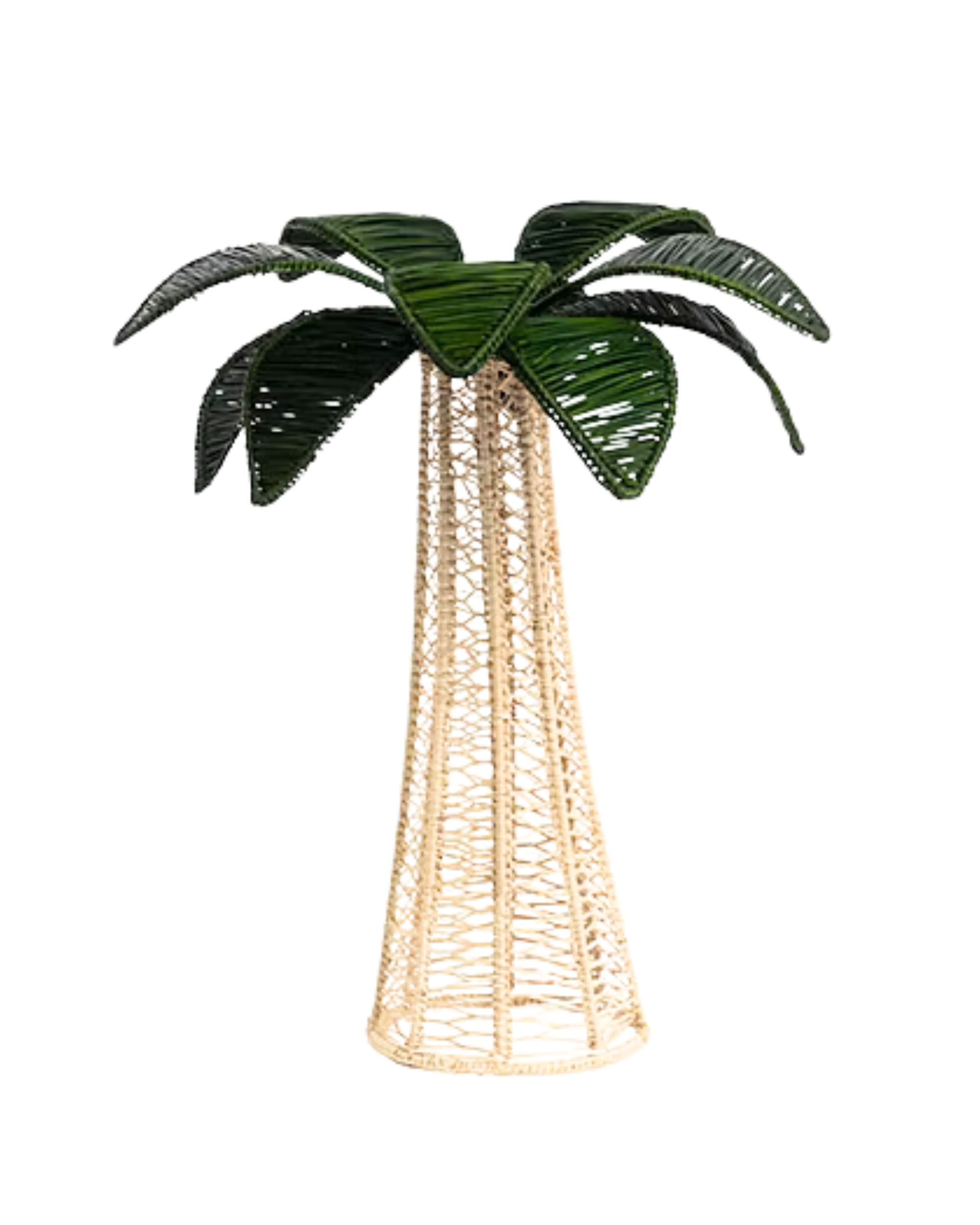 Coro Cora Palm Tree Candle Holder Large(green)