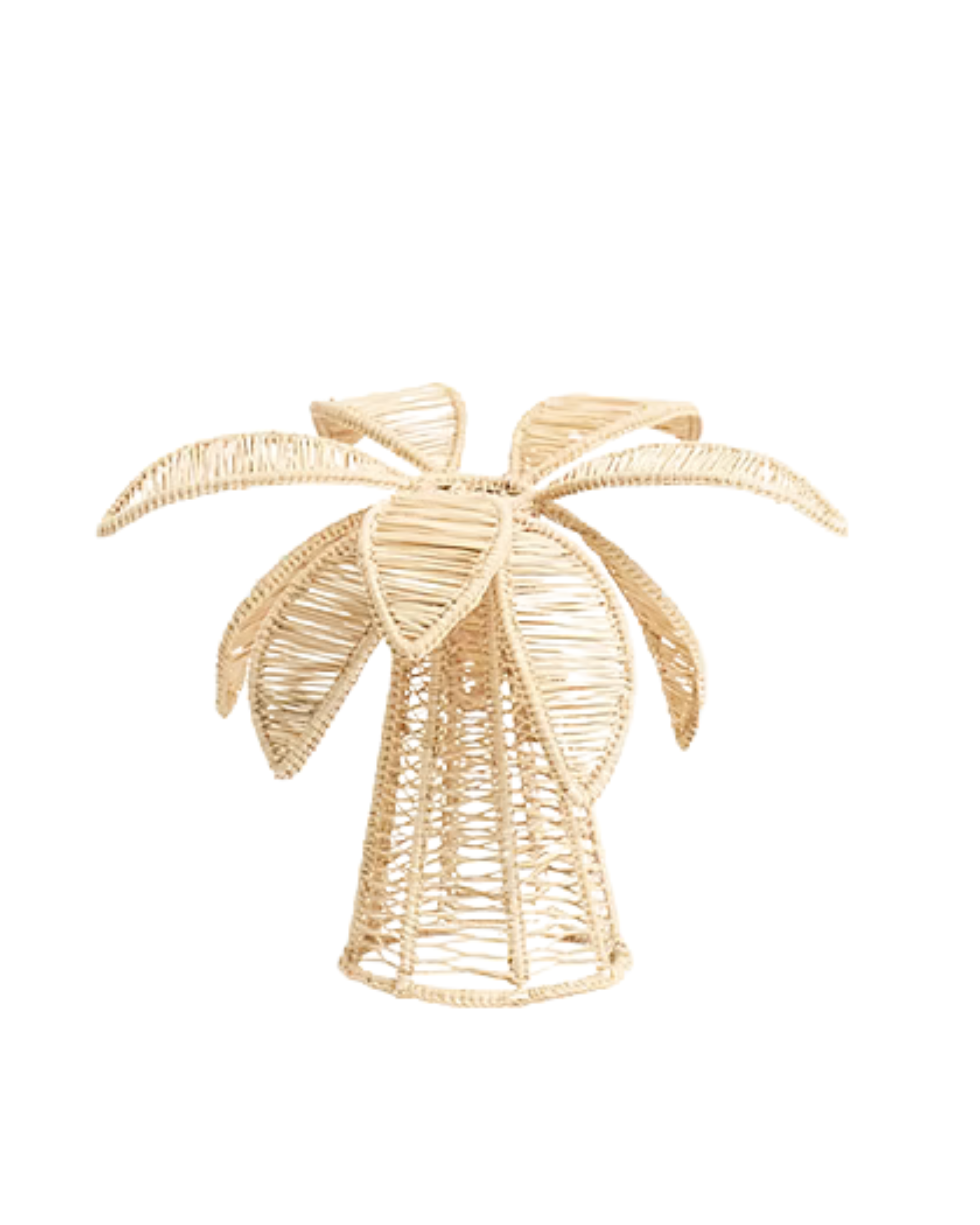Coro Cora Palm Tree Candle Holder Small (Beige)