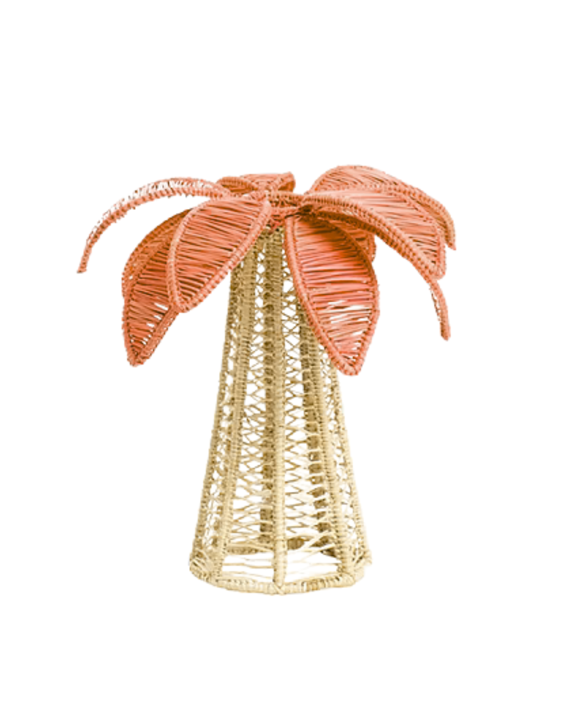 Coro Cora Palm Tree Candle Holder Medium (Orange)