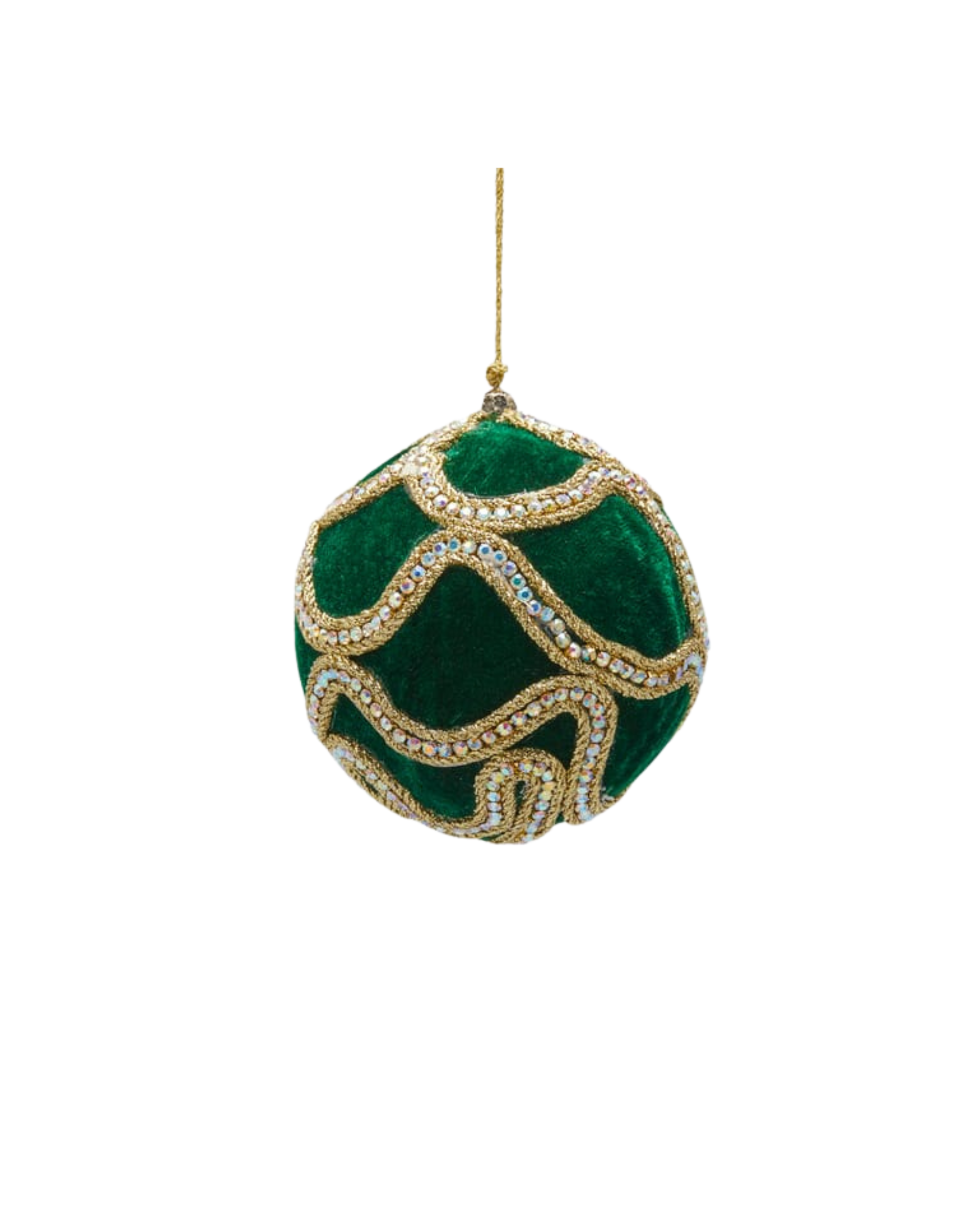 Weihnachtskugel Catherine Green Velvet