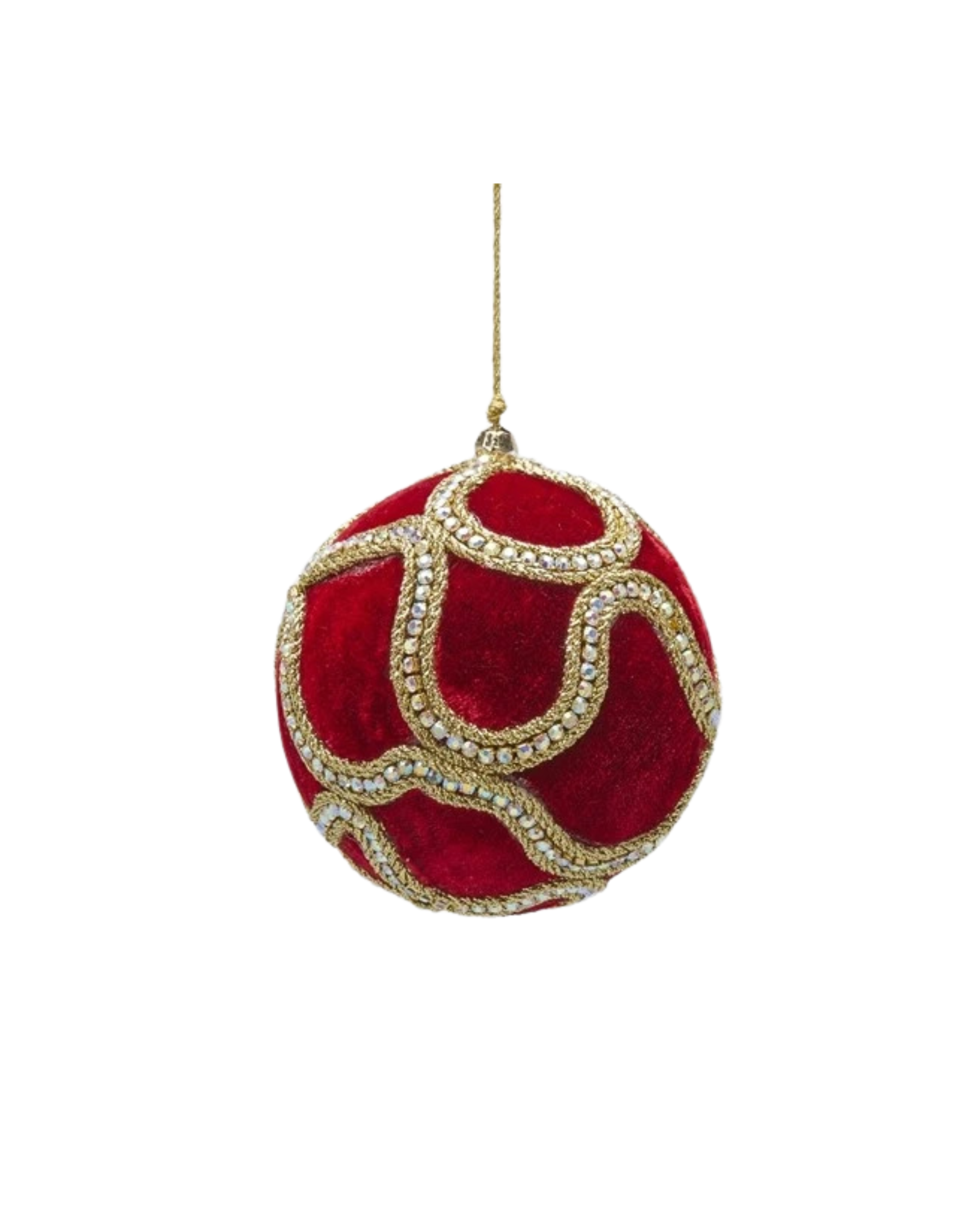 Weihnachtskugel Catherine Red Velvet Small