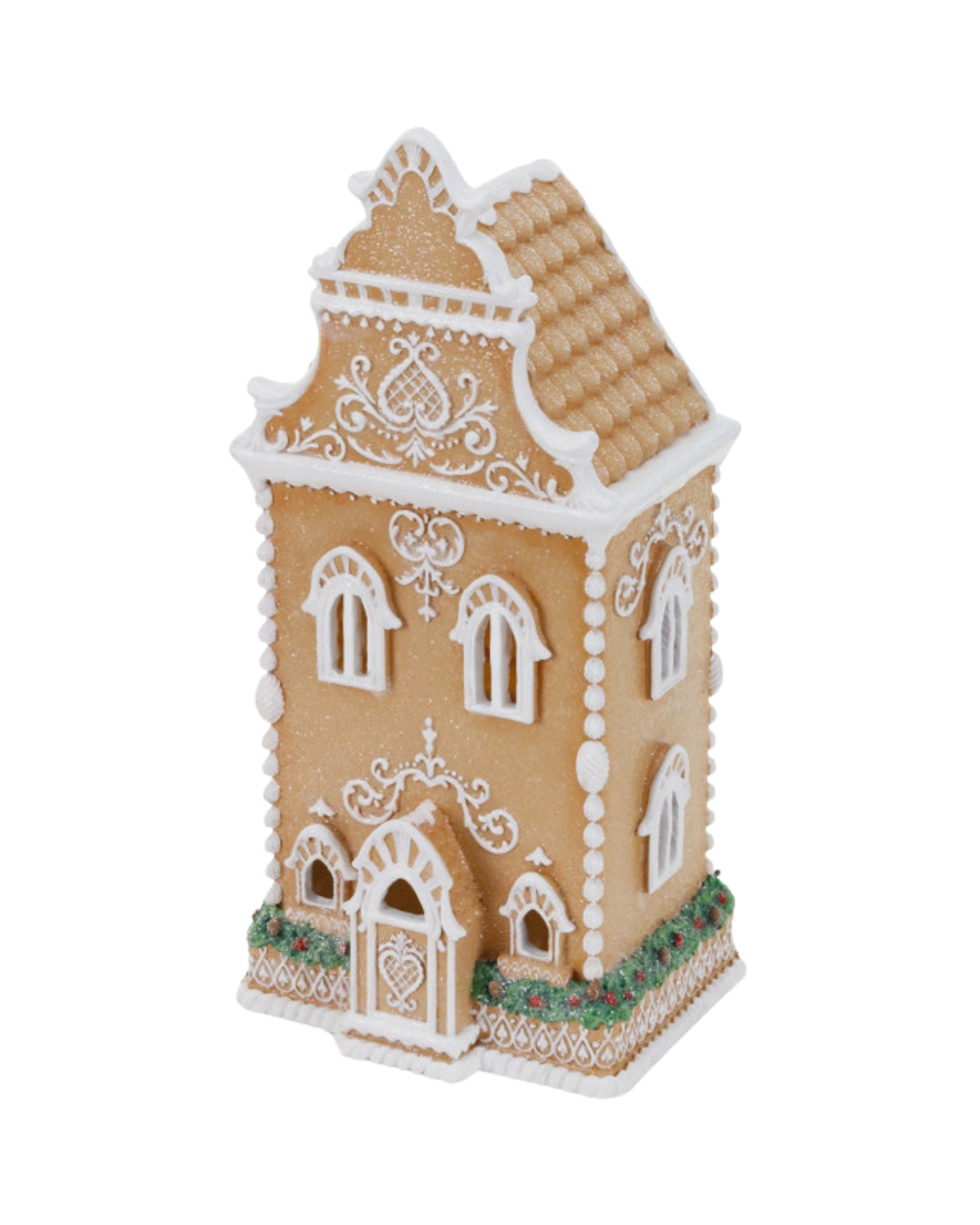 Lebkuchenhaus mit LED, 30 cm
