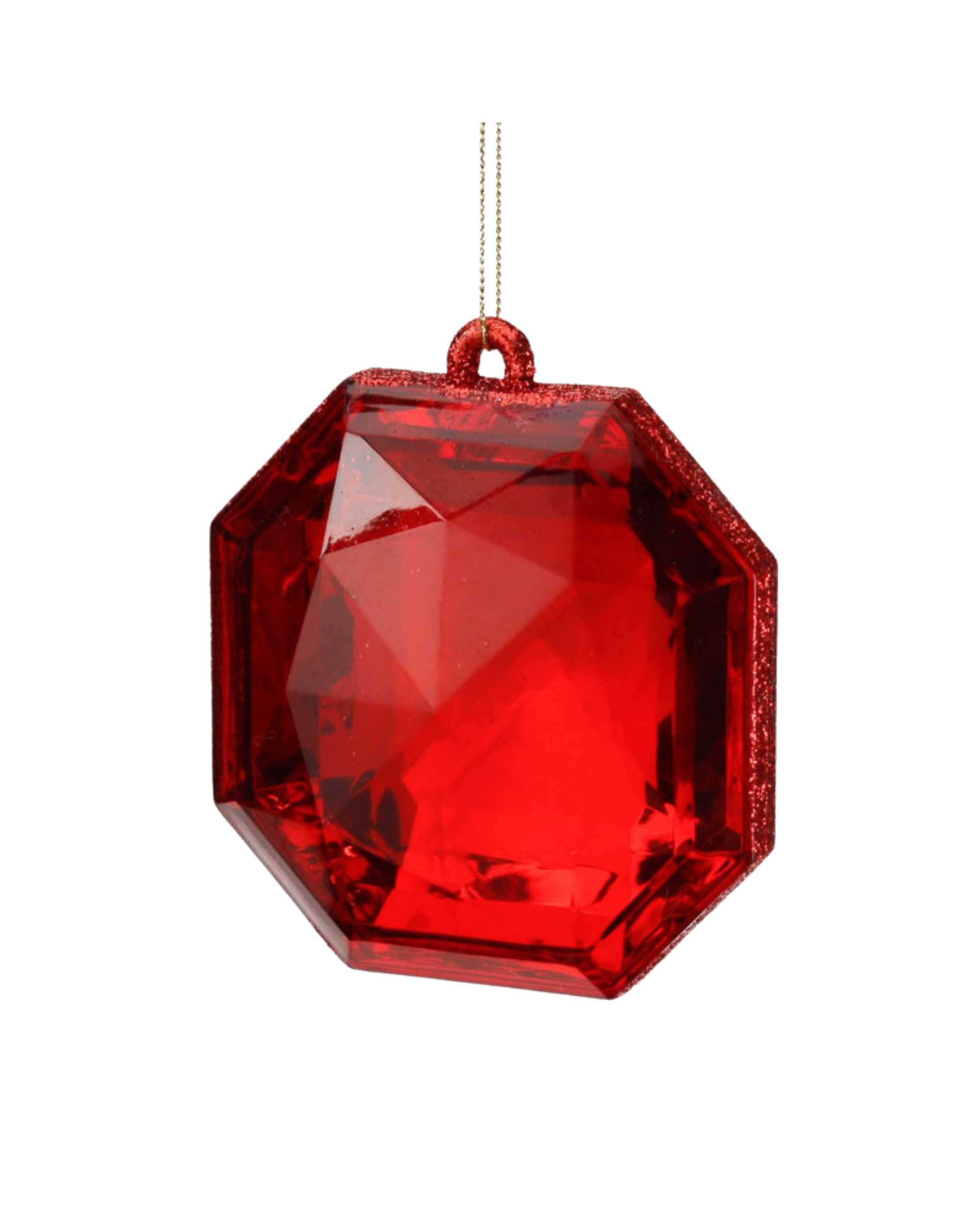 Weihnachtskugel Juwel Rot