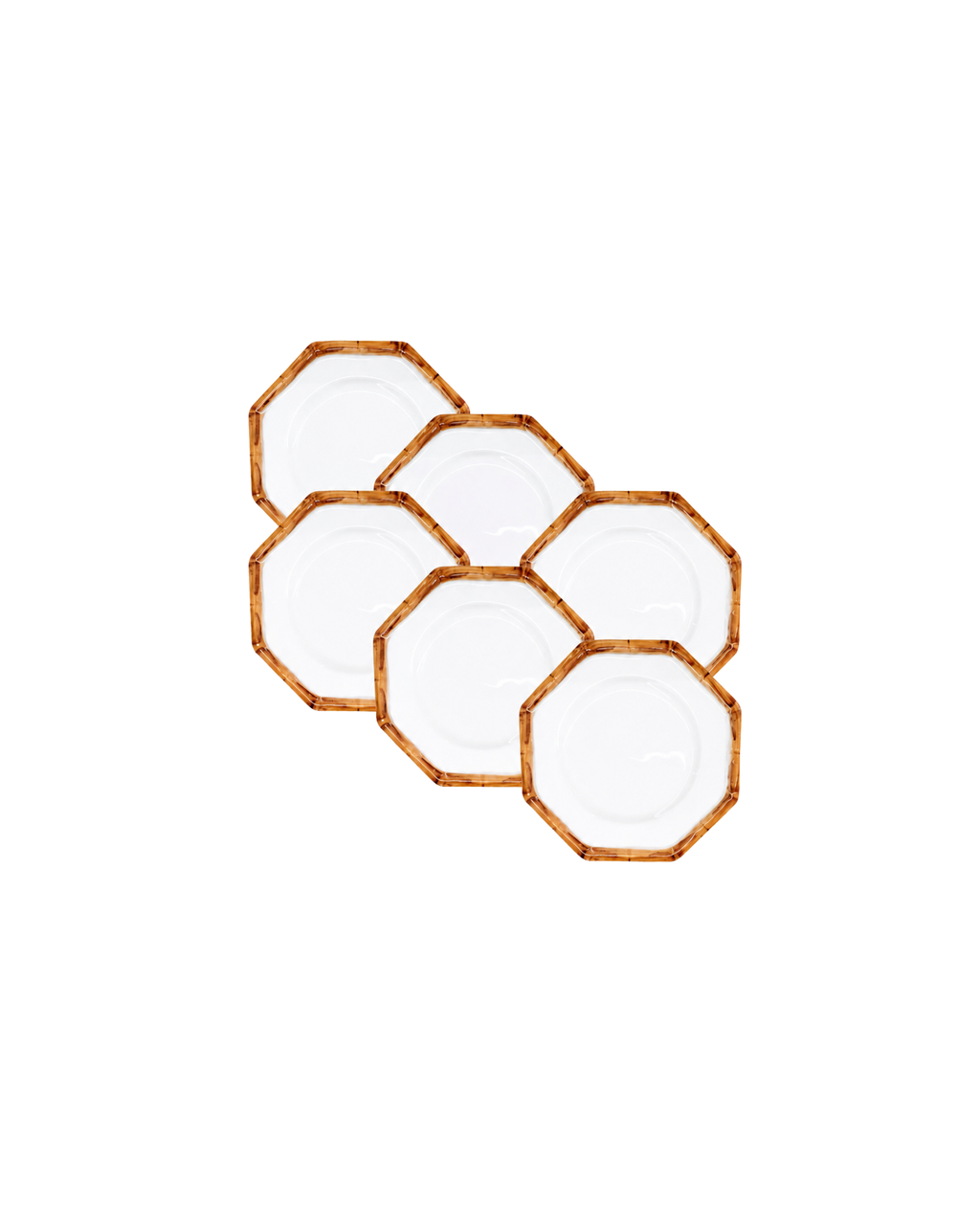 Brotteller Bambus, 6er Set