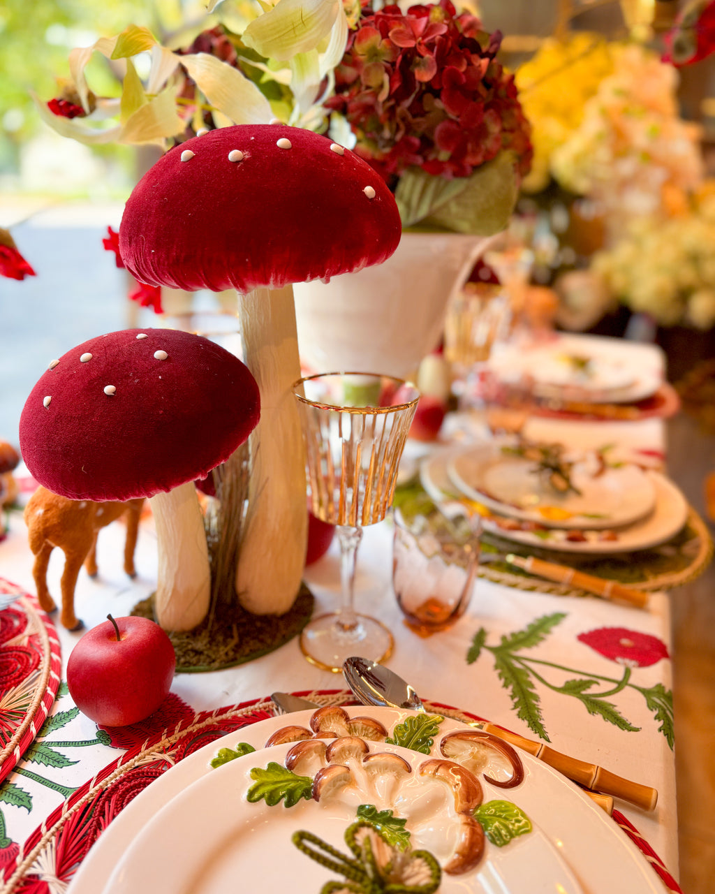 Mushroom Red Velvet Large