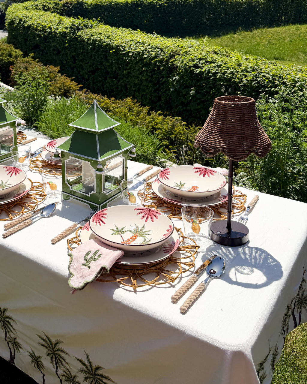 Lampenschirm Rattan