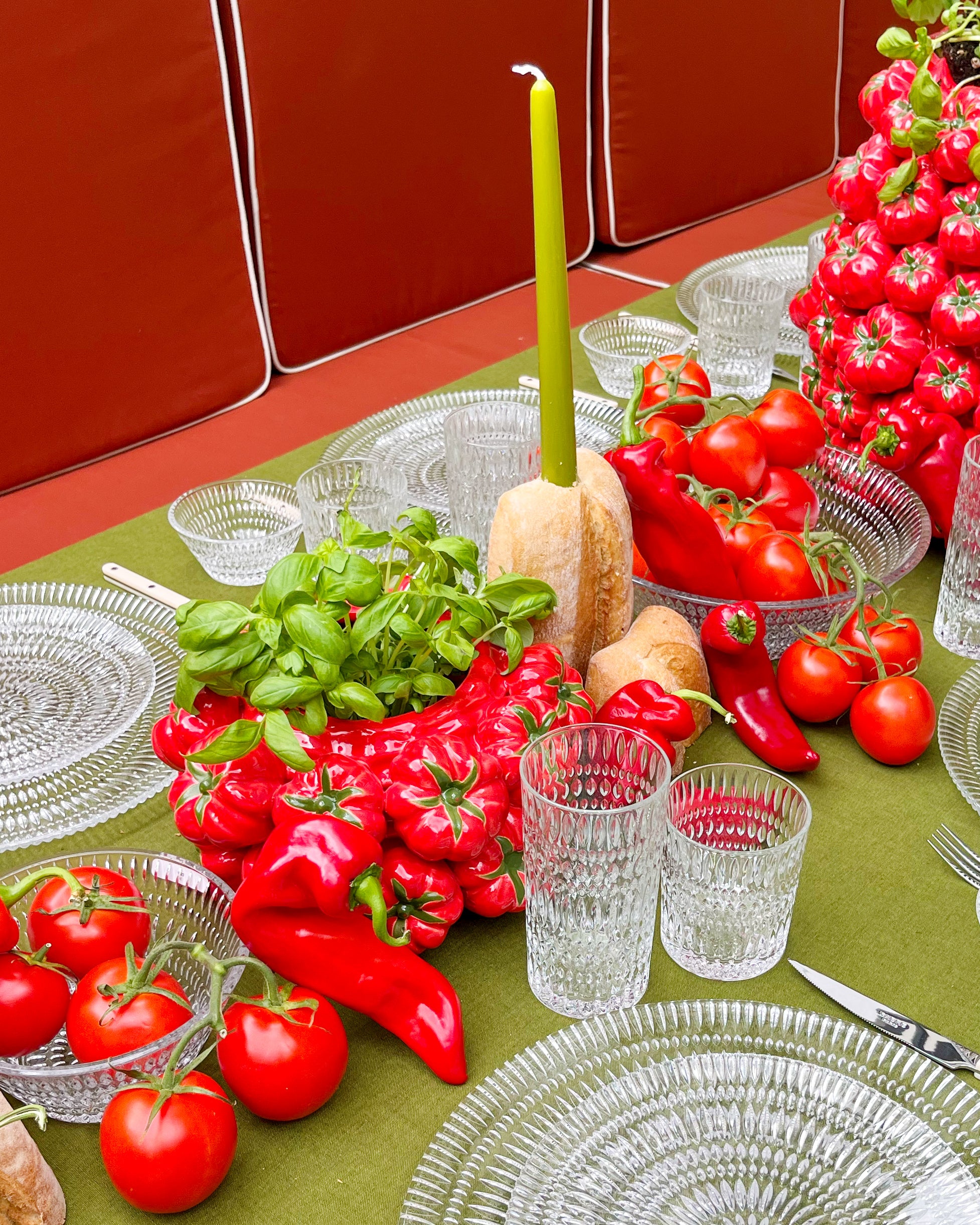 Tomato Chakra Vase Large