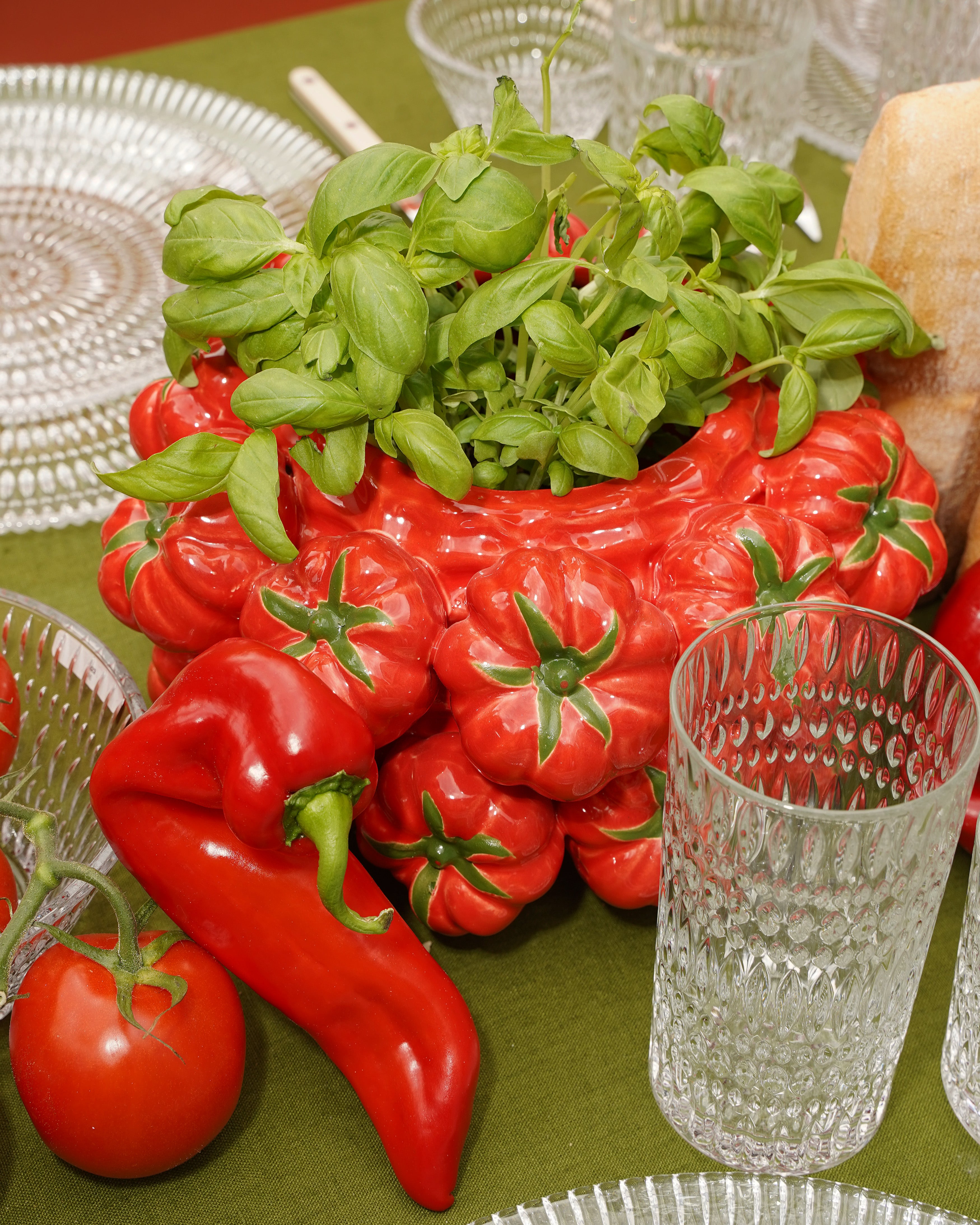 Tomato Chakra Vase Small