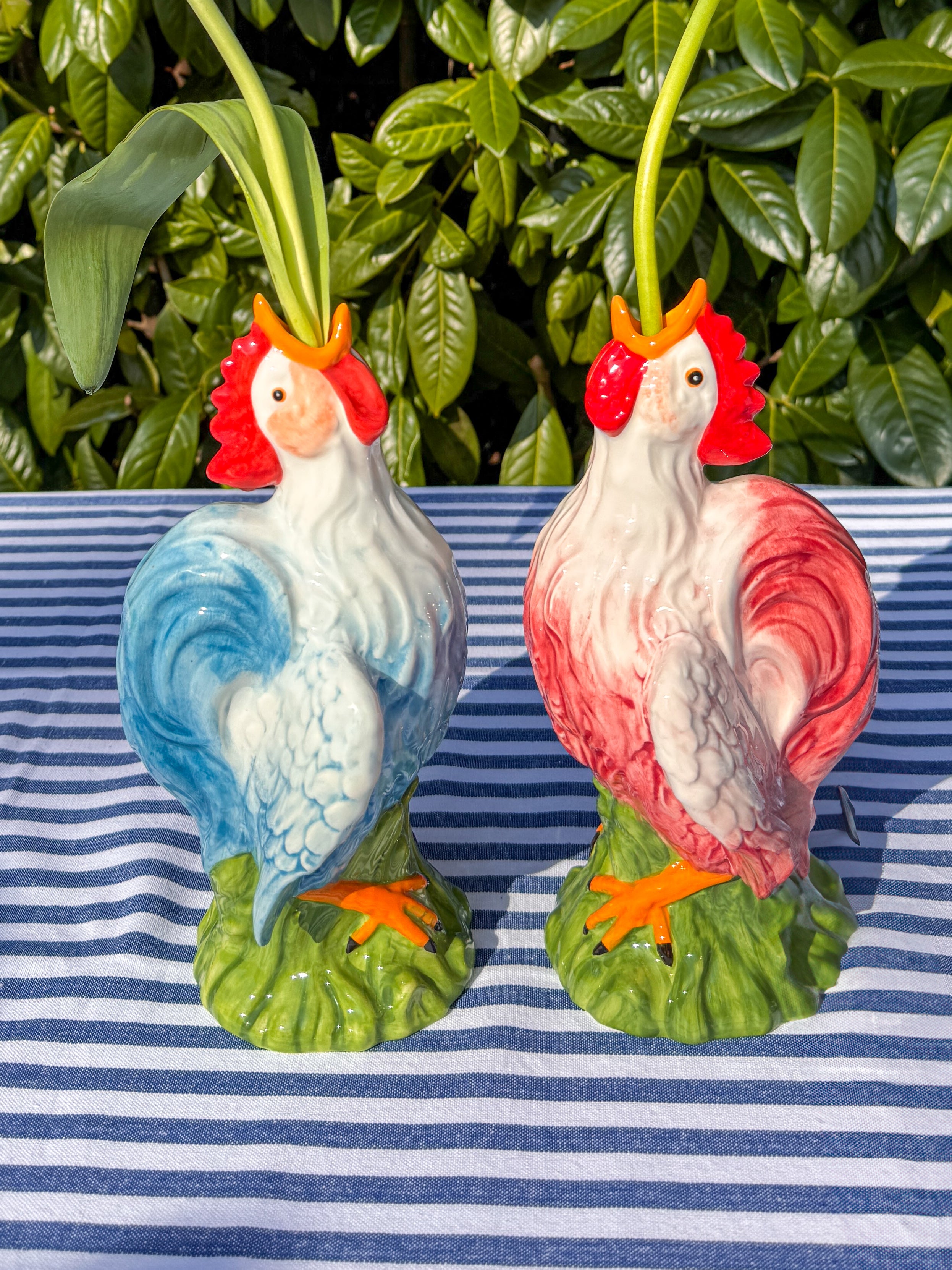 Rooster Vases 2er Set