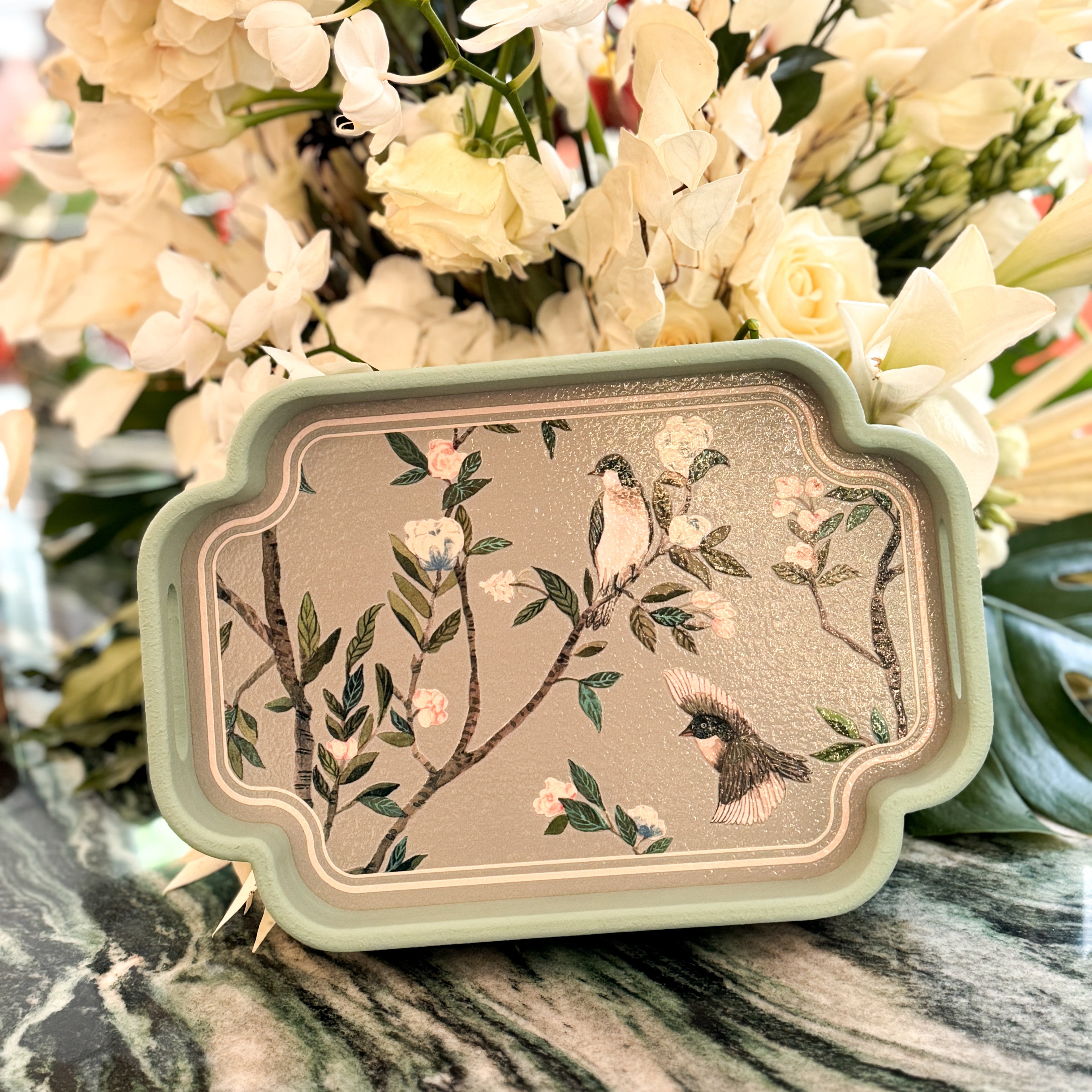Chinoise Tray Mint