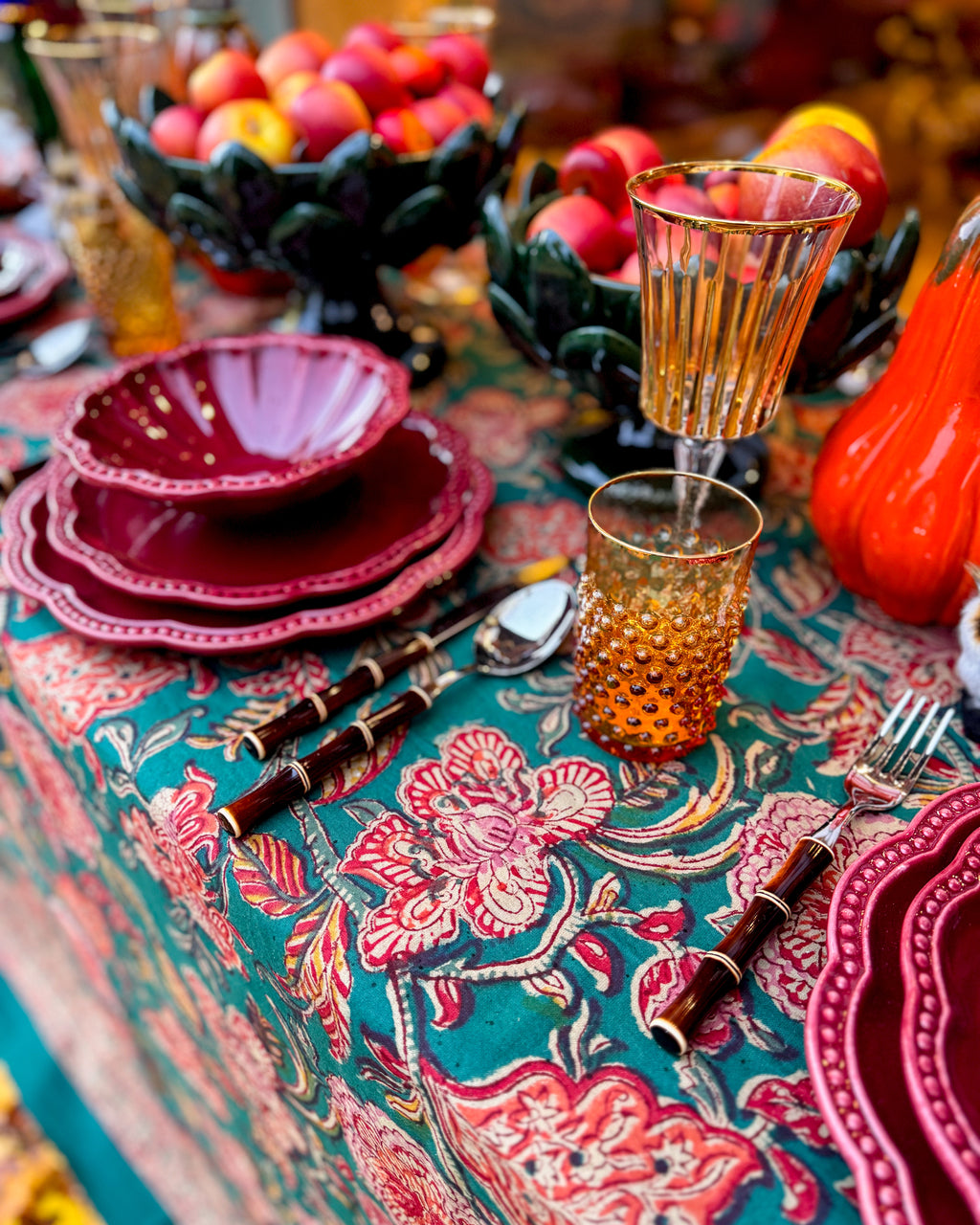 Teller Set "VINO ROSSO" 3-teilig