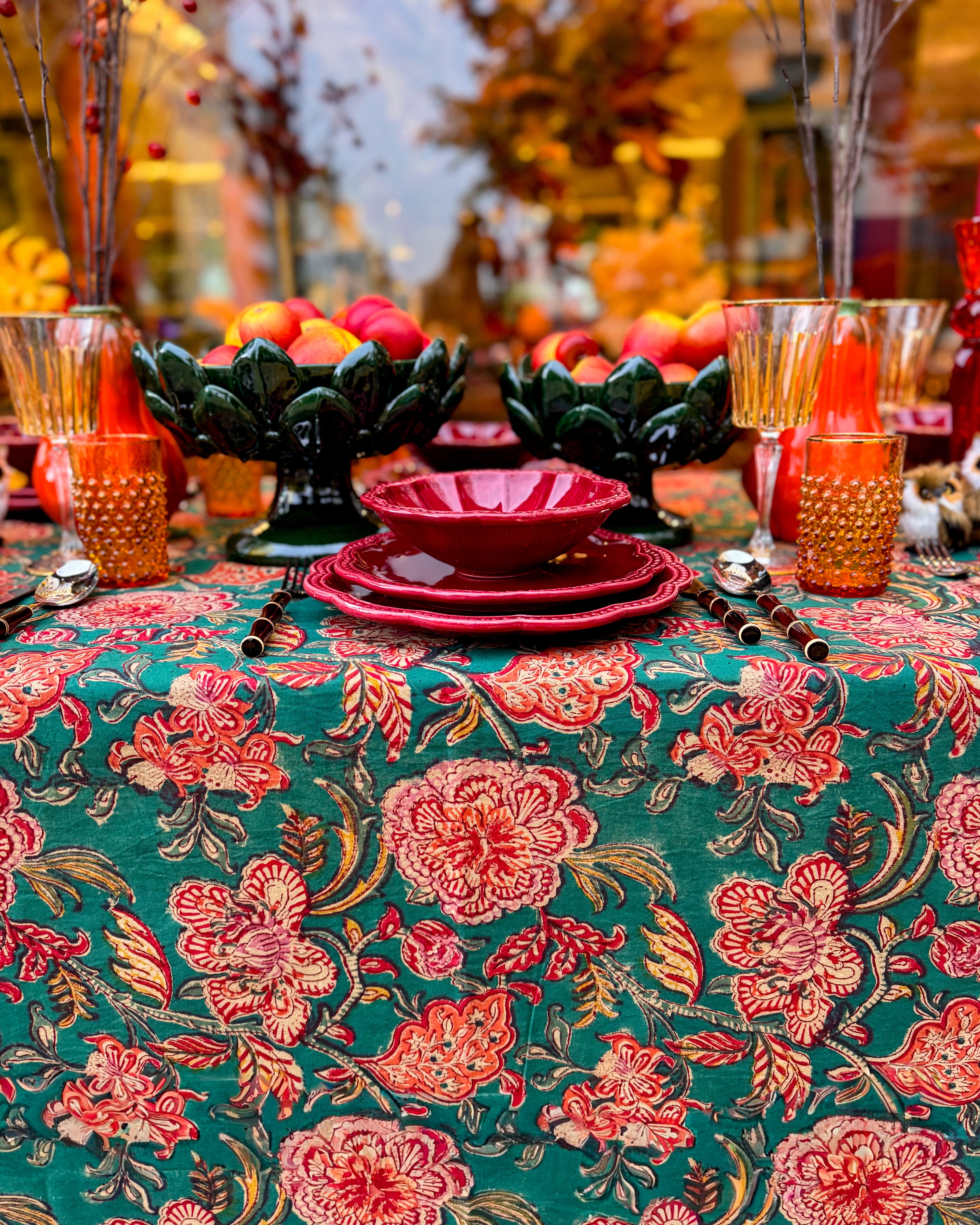 Forest Green Tablelinen