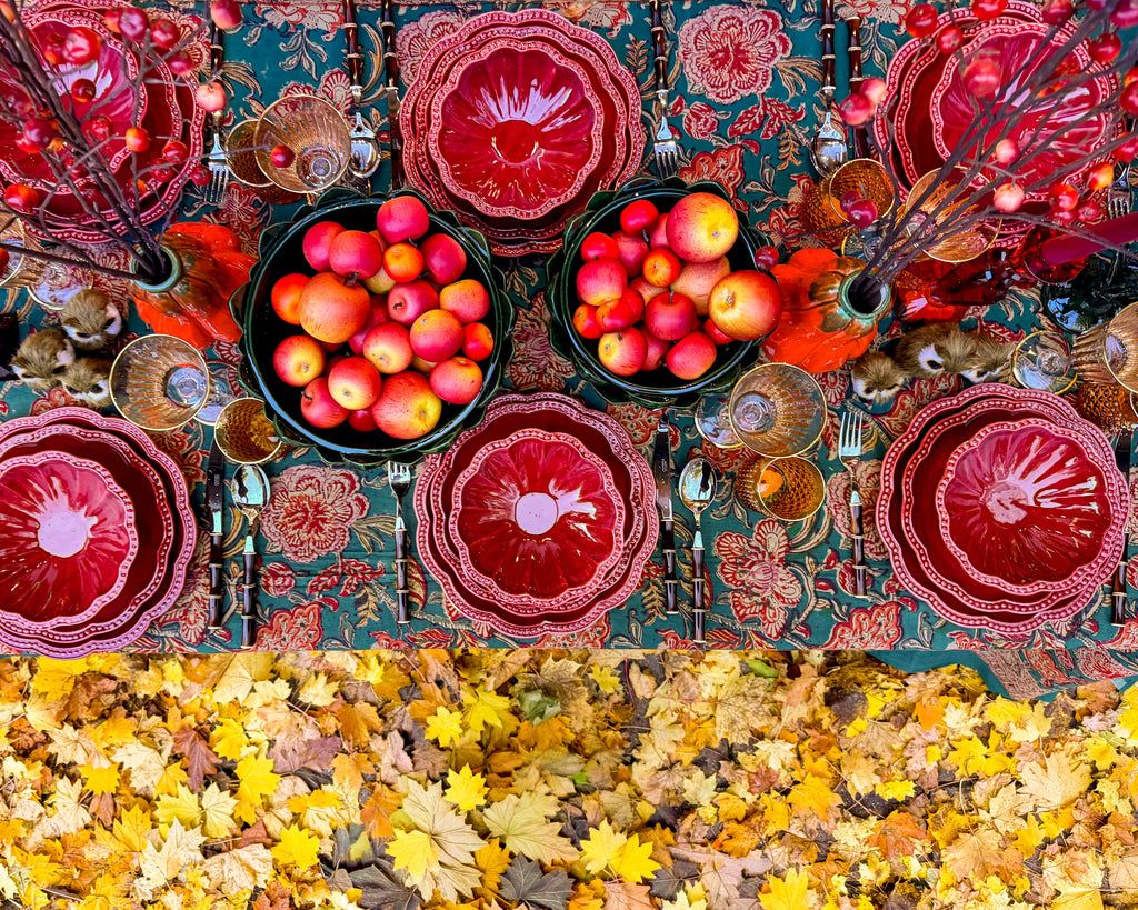 Teller Set "VINO ROSSO" 3-teilig