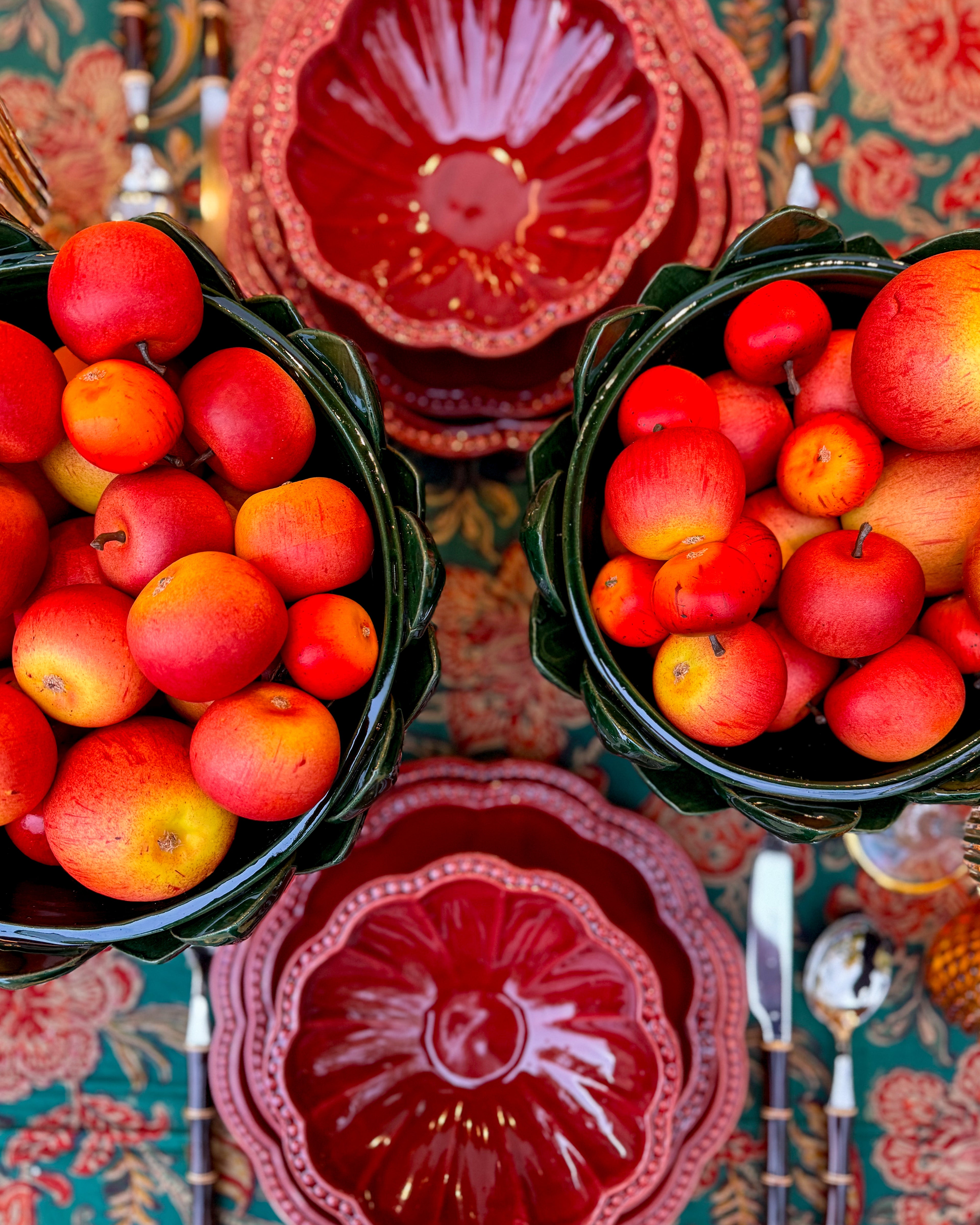 Teller Set "VINO ROSSO" 3-teilig