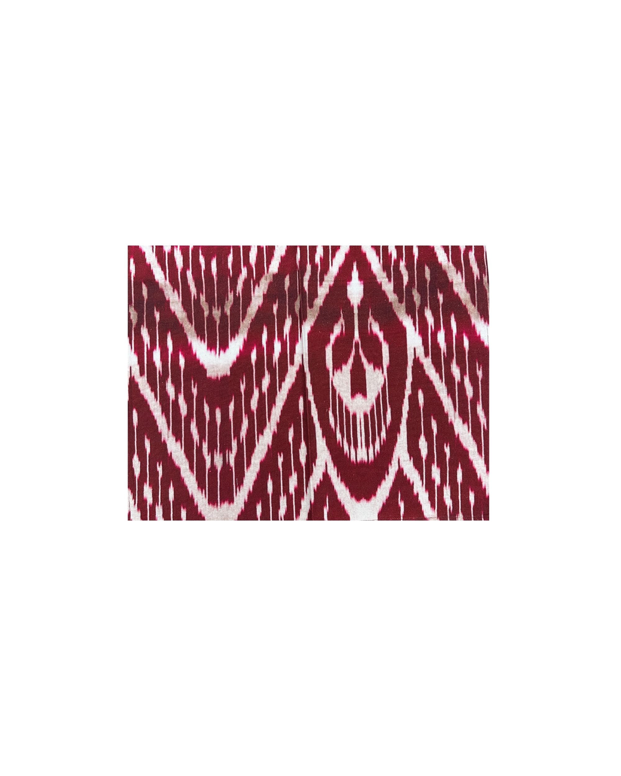 Tischsets bedruckt Rot/Weiß (4er Set)