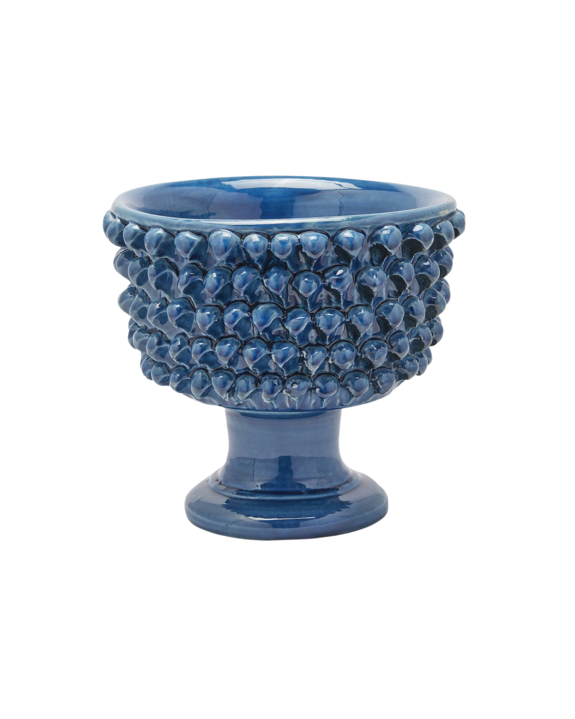 Pinecone Vase Blau Medium