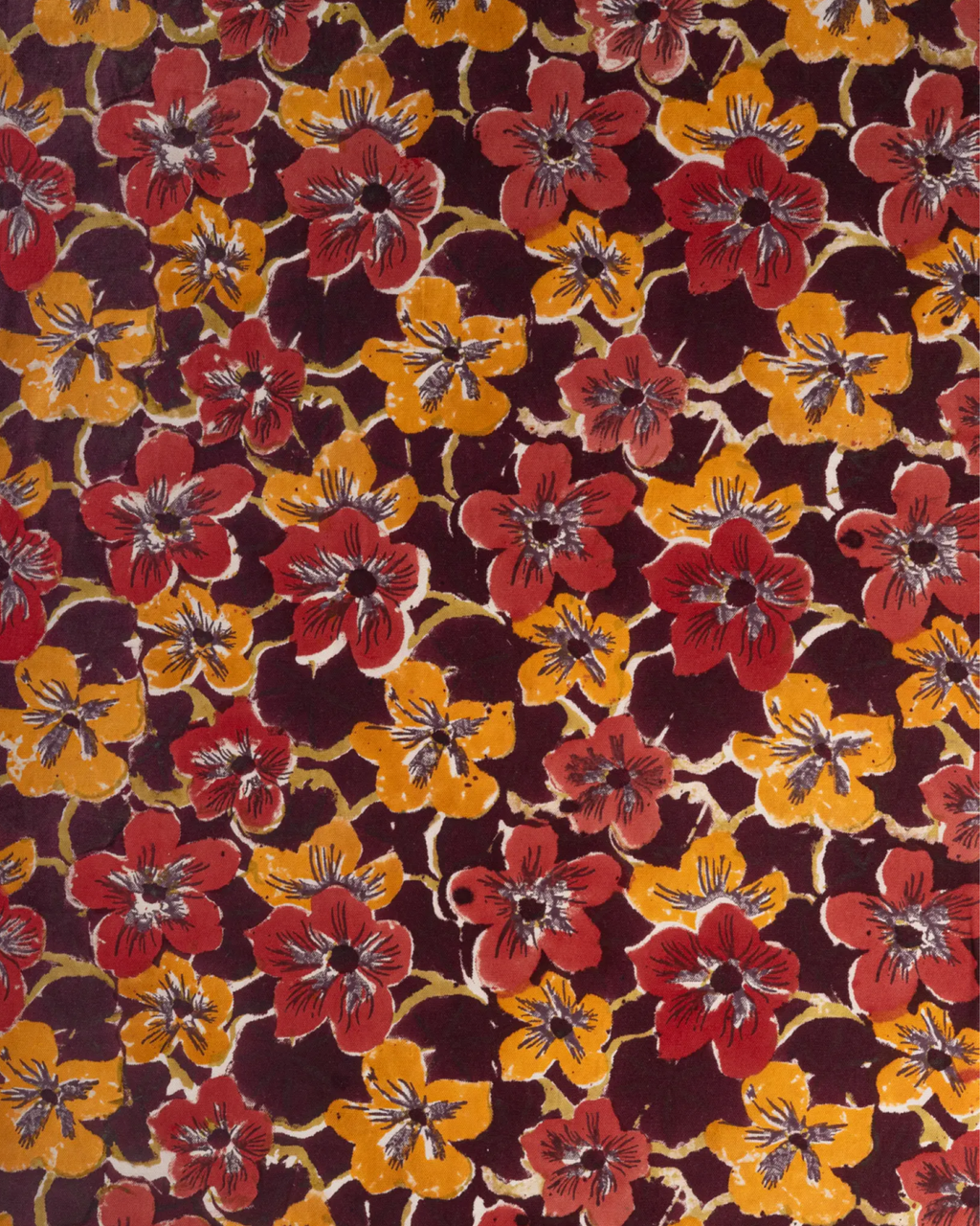 Fall Flower Cotton Tablecloth