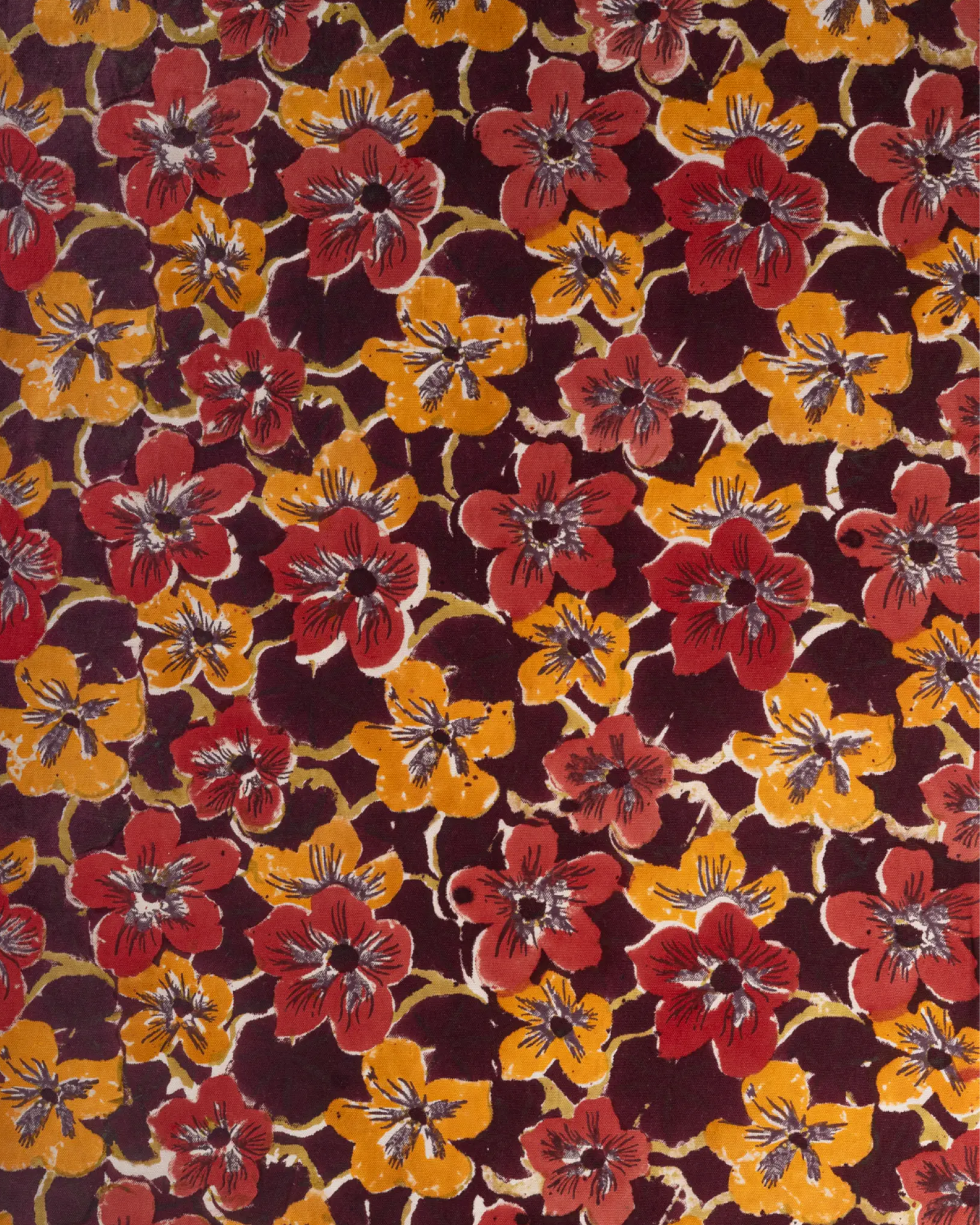 Fall Flower Cotton Tablecloth