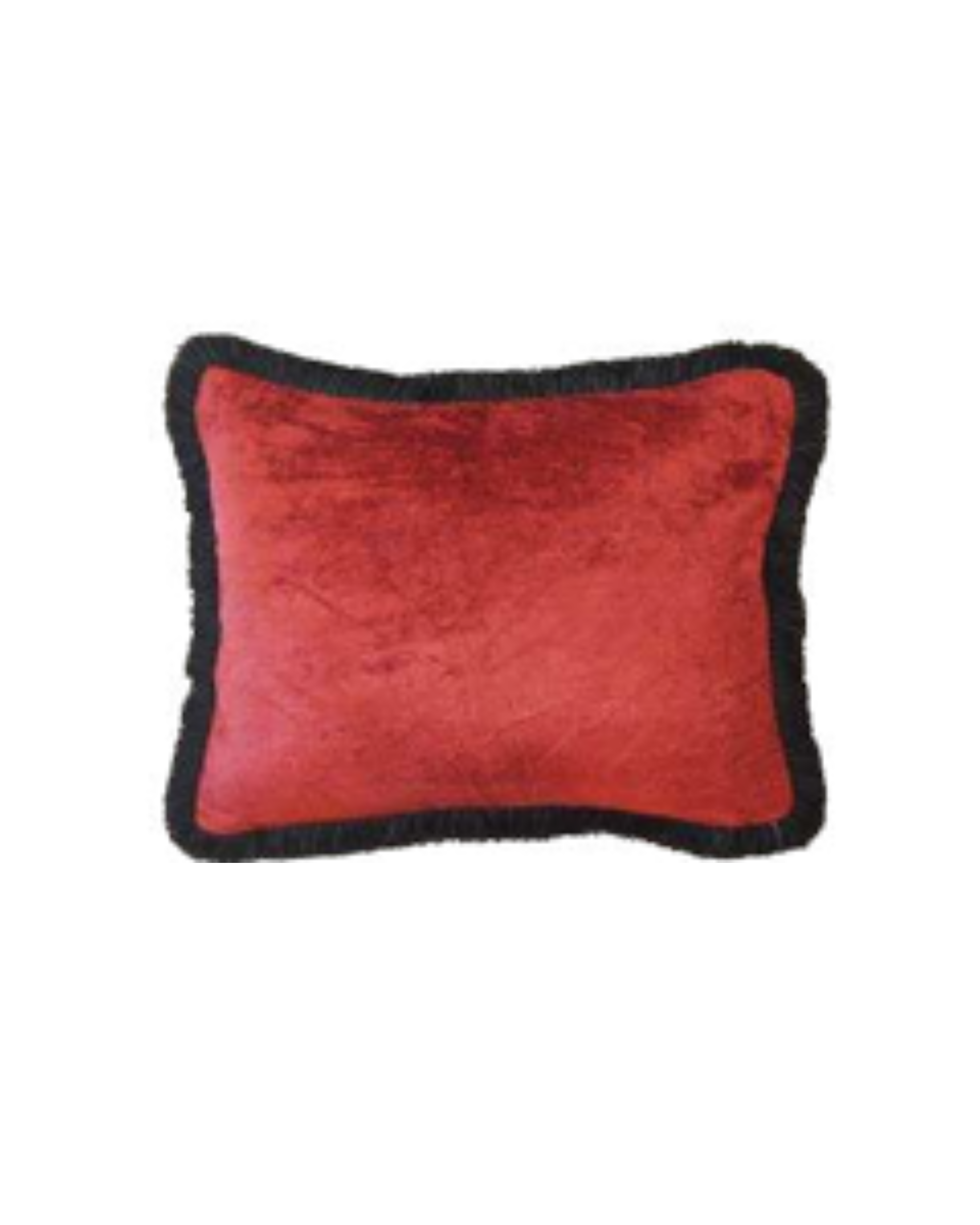Velvet Cushion Red