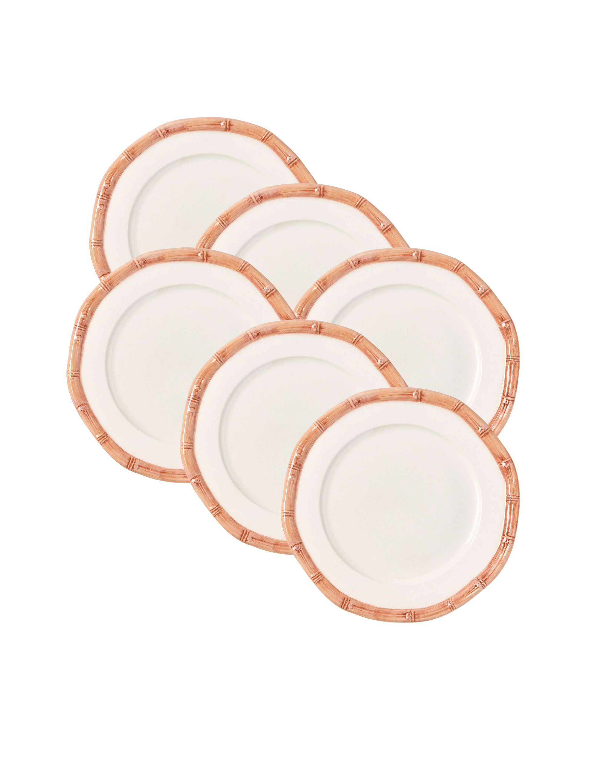 Bamboo Salad Plates 21 cm (Set of 6)