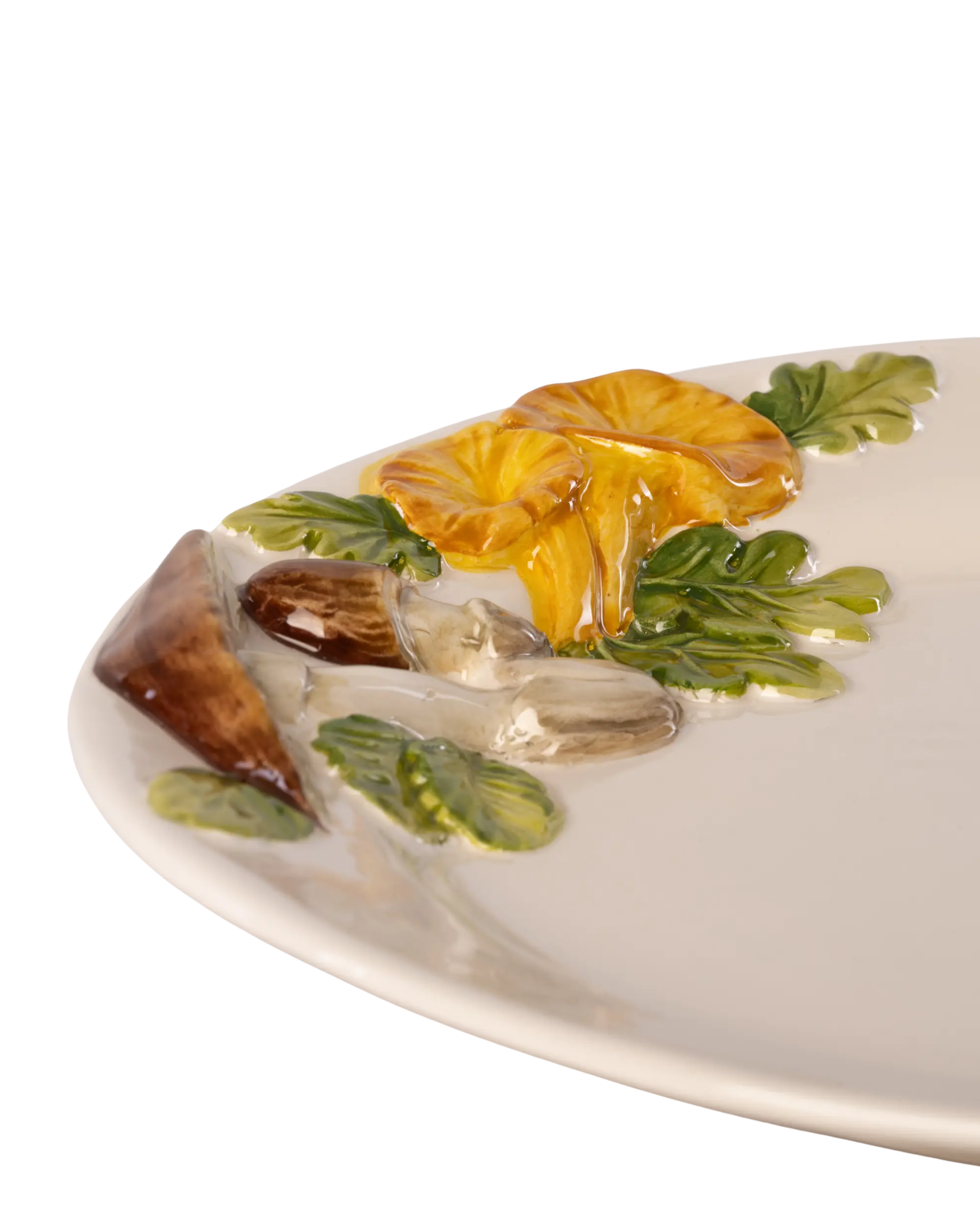 Mushroom Ceramic Dinner Plate (Set of 6)