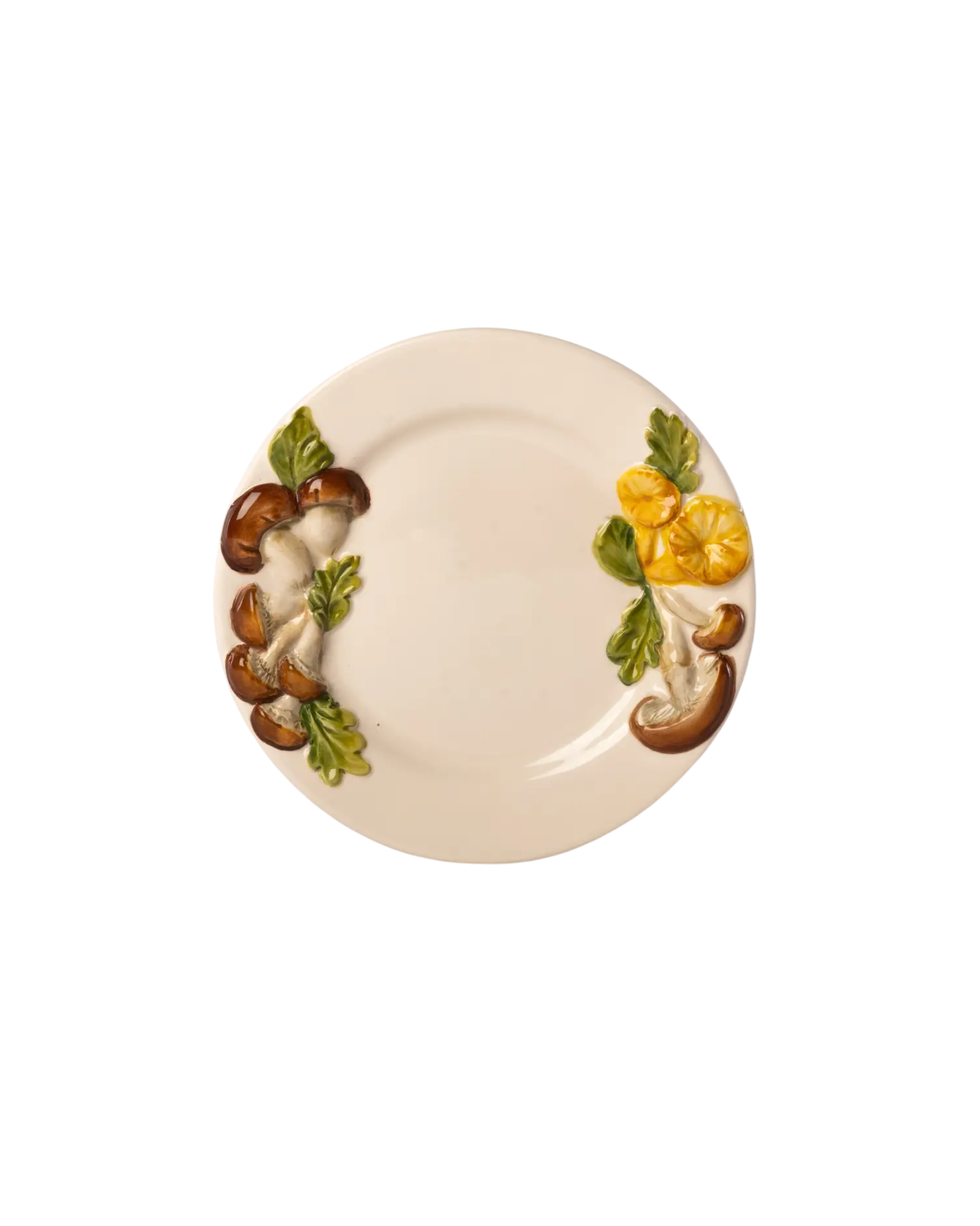 Mushroom Ceramic Salad Plate (Set of 6)