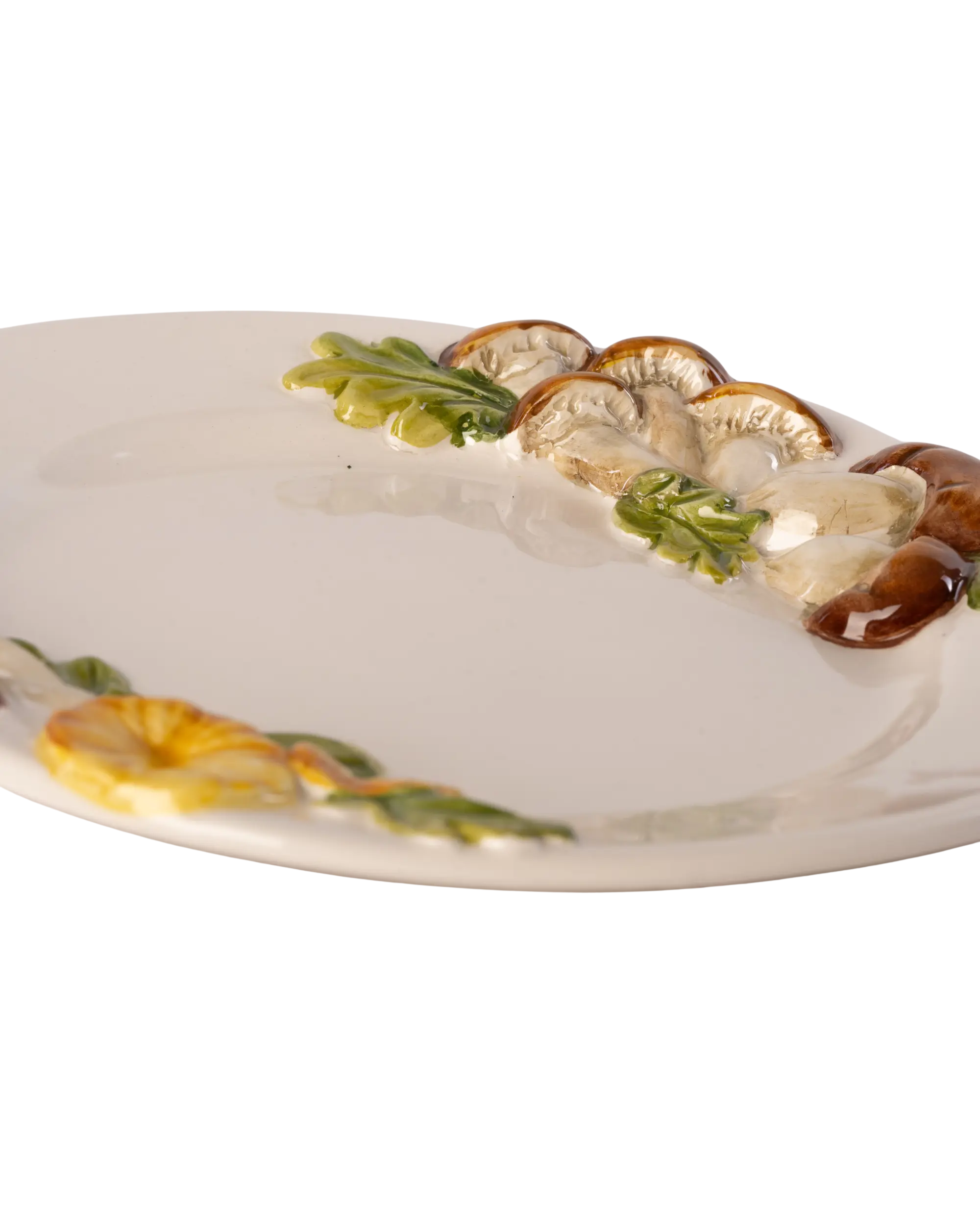 Mushroom Ceramic Salad Plate (Set of 6)
