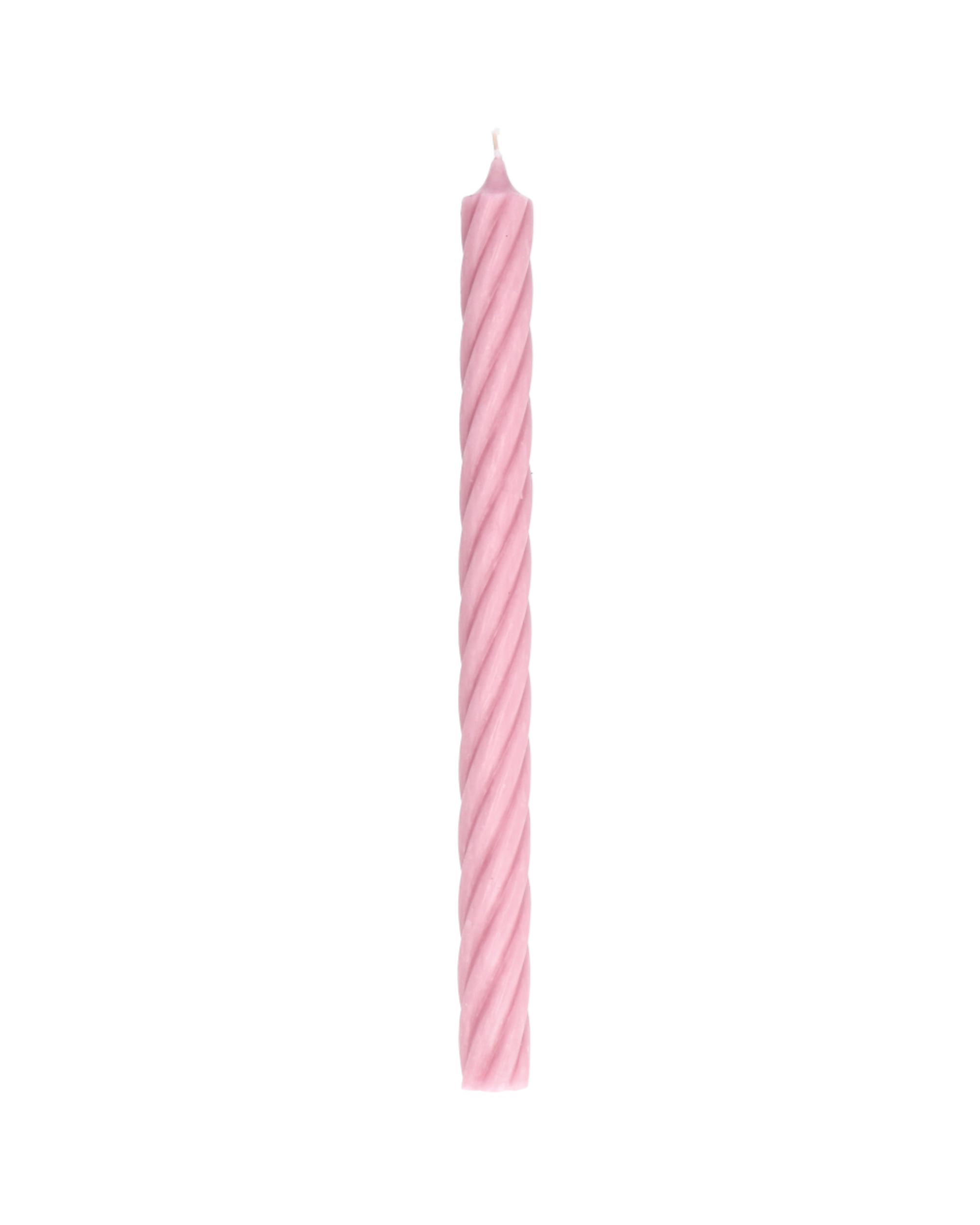 Stabkerze Swirl Rosa