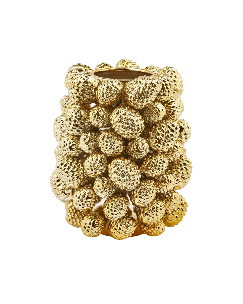 Pine Vase Chakra Gold