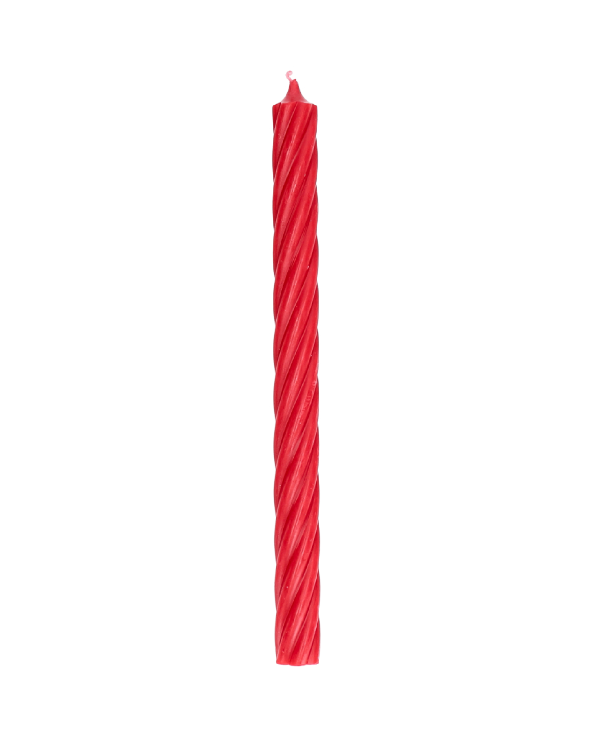 Stabkerze Swirl Red