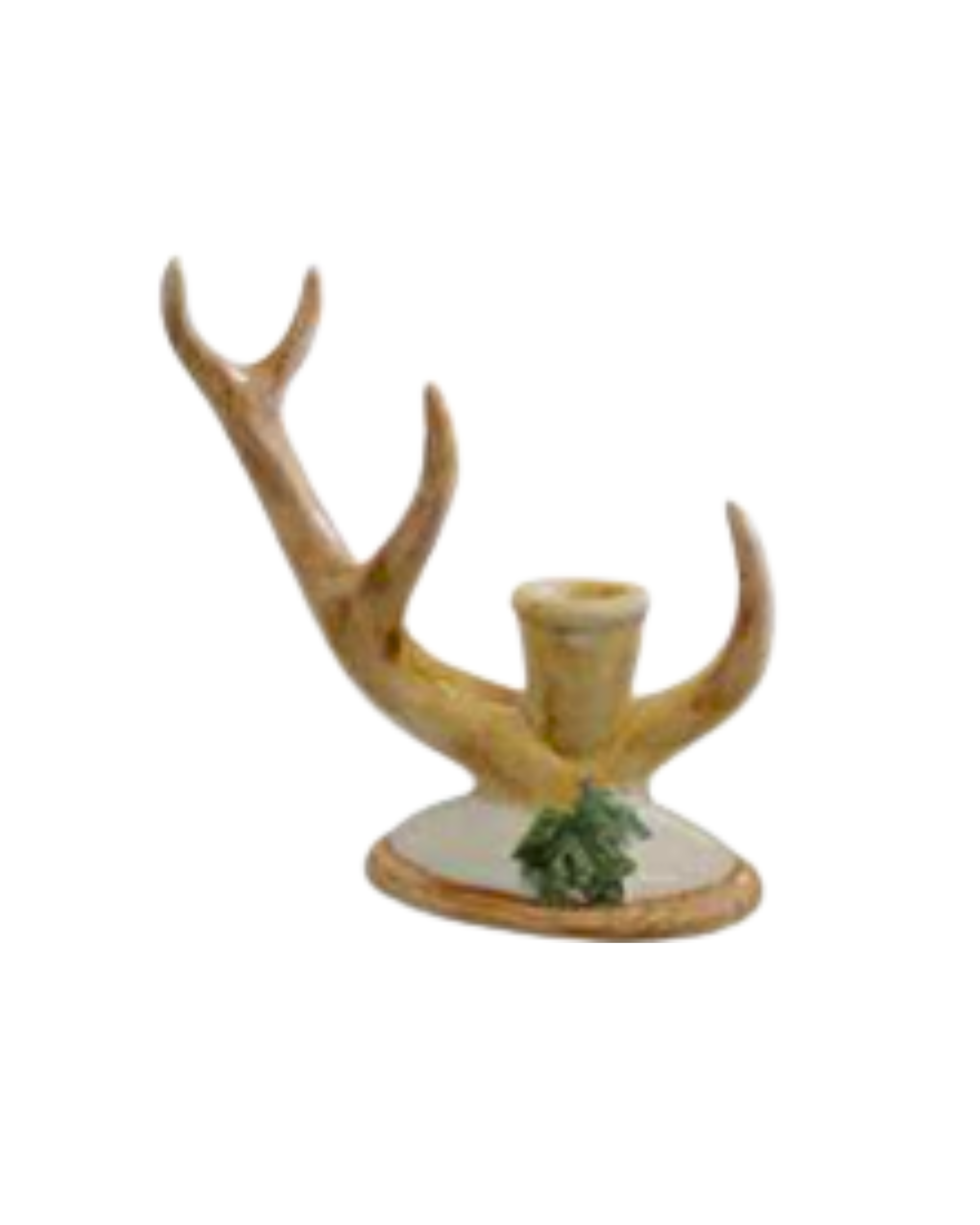 Ceramic Horn Candleholder