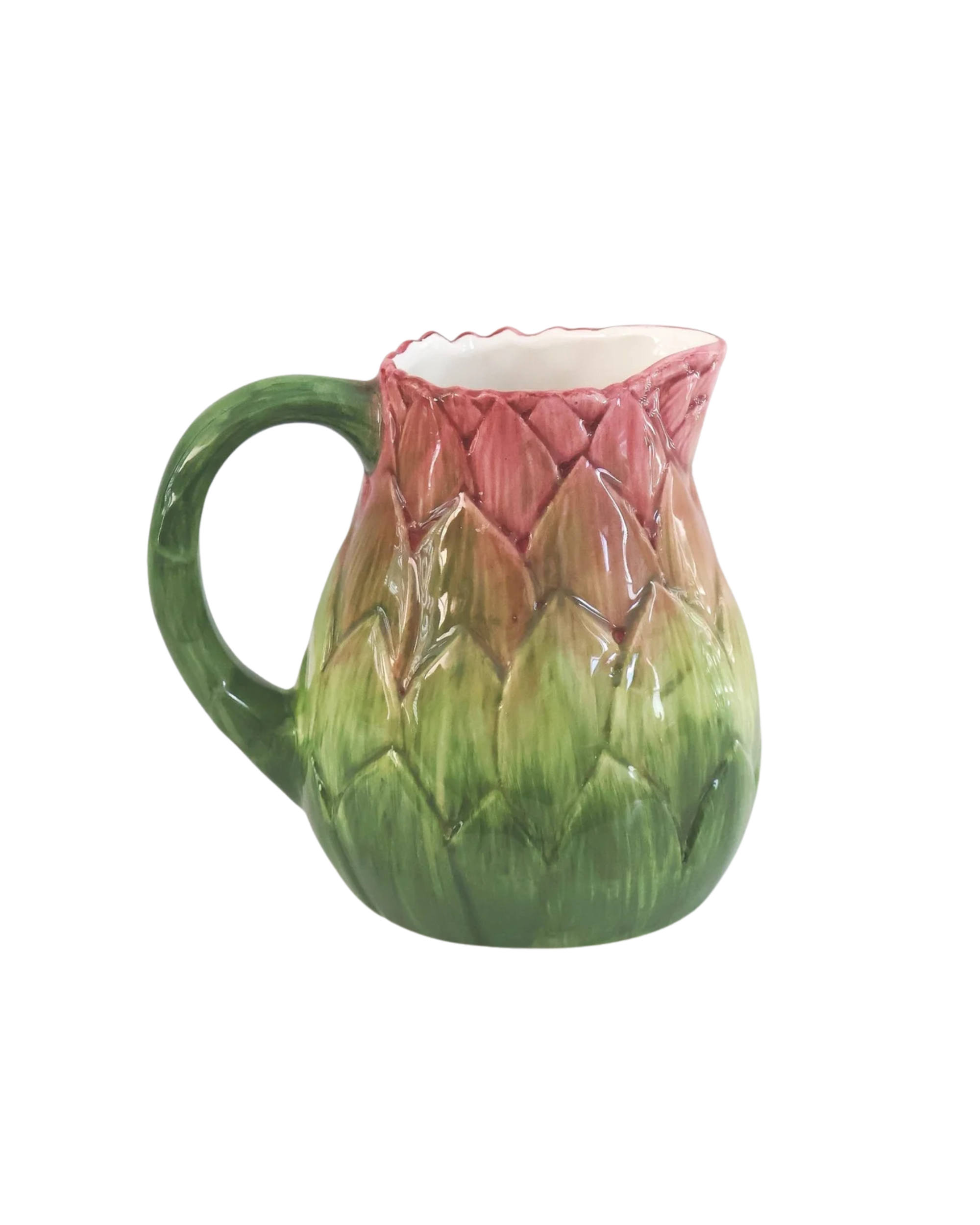 Artischocken-Keramik-Krug