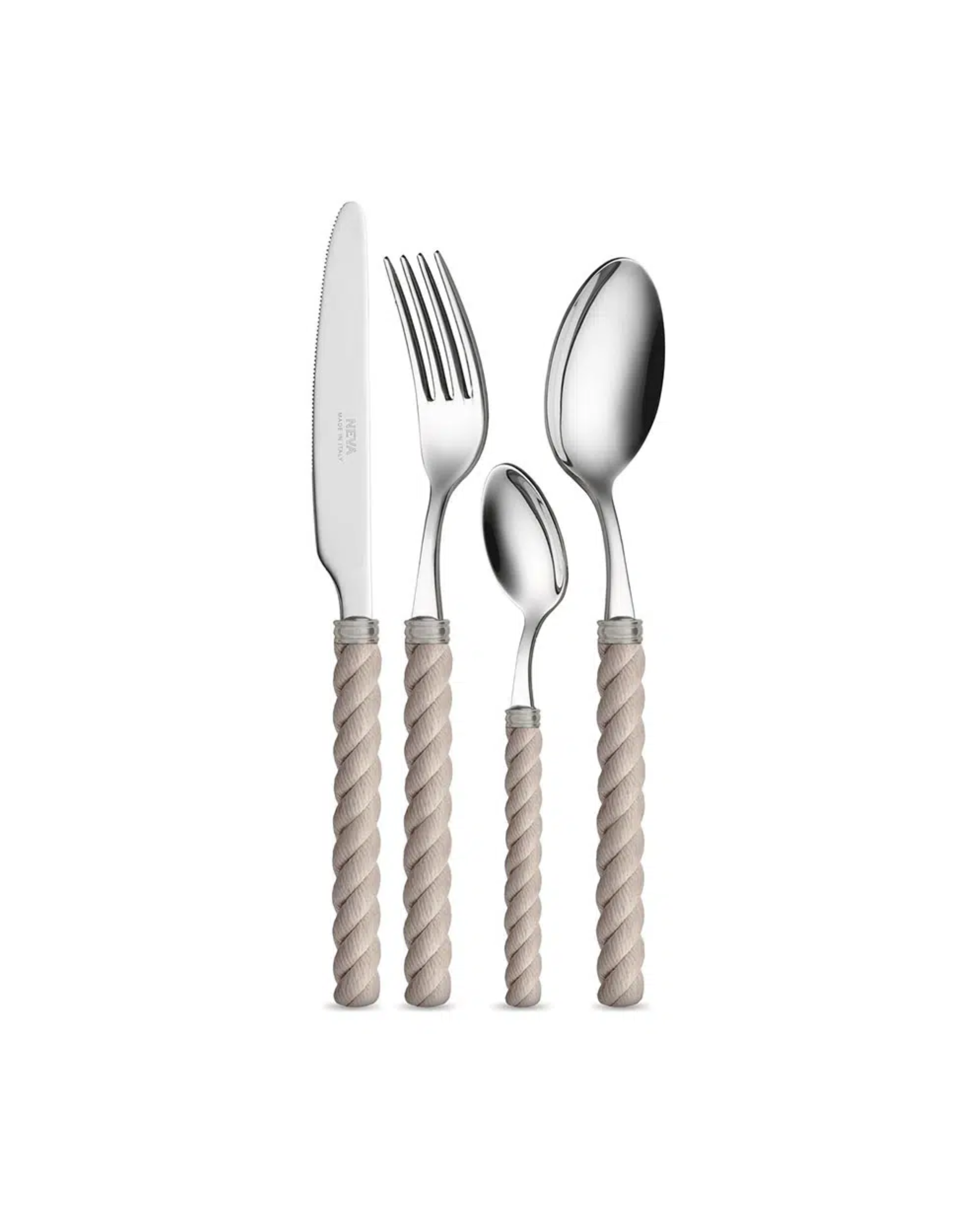 Beige Elegance Cutlery  – 24-teiliges Besteckset für 6 Personen