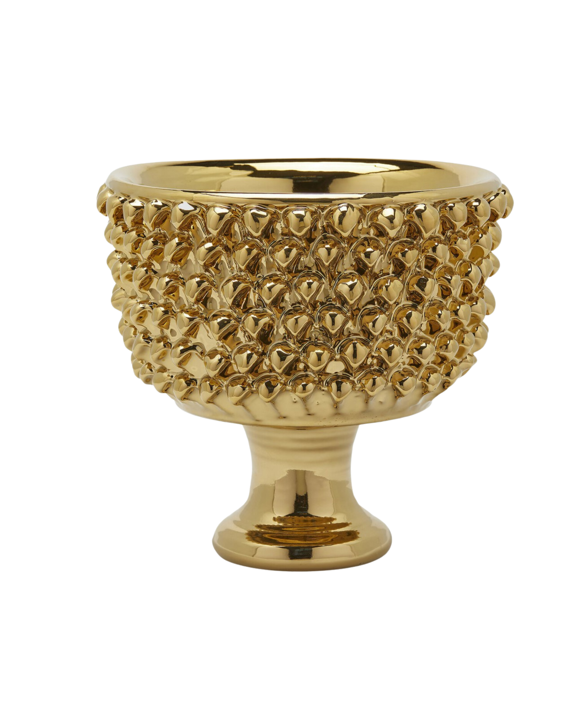 Pinecone Vase Gold Large