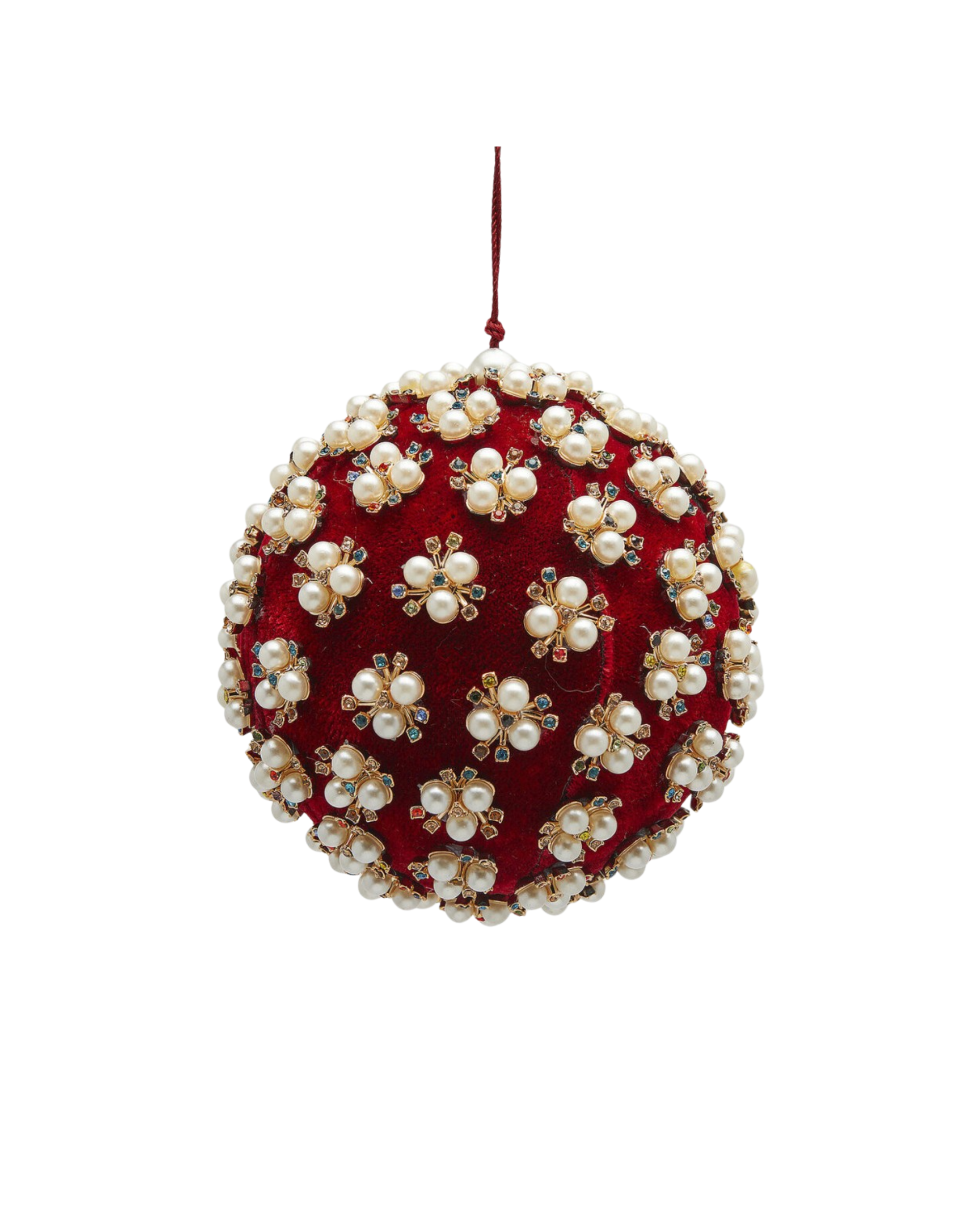 Weihnachtskugel Elisabeth Red Large