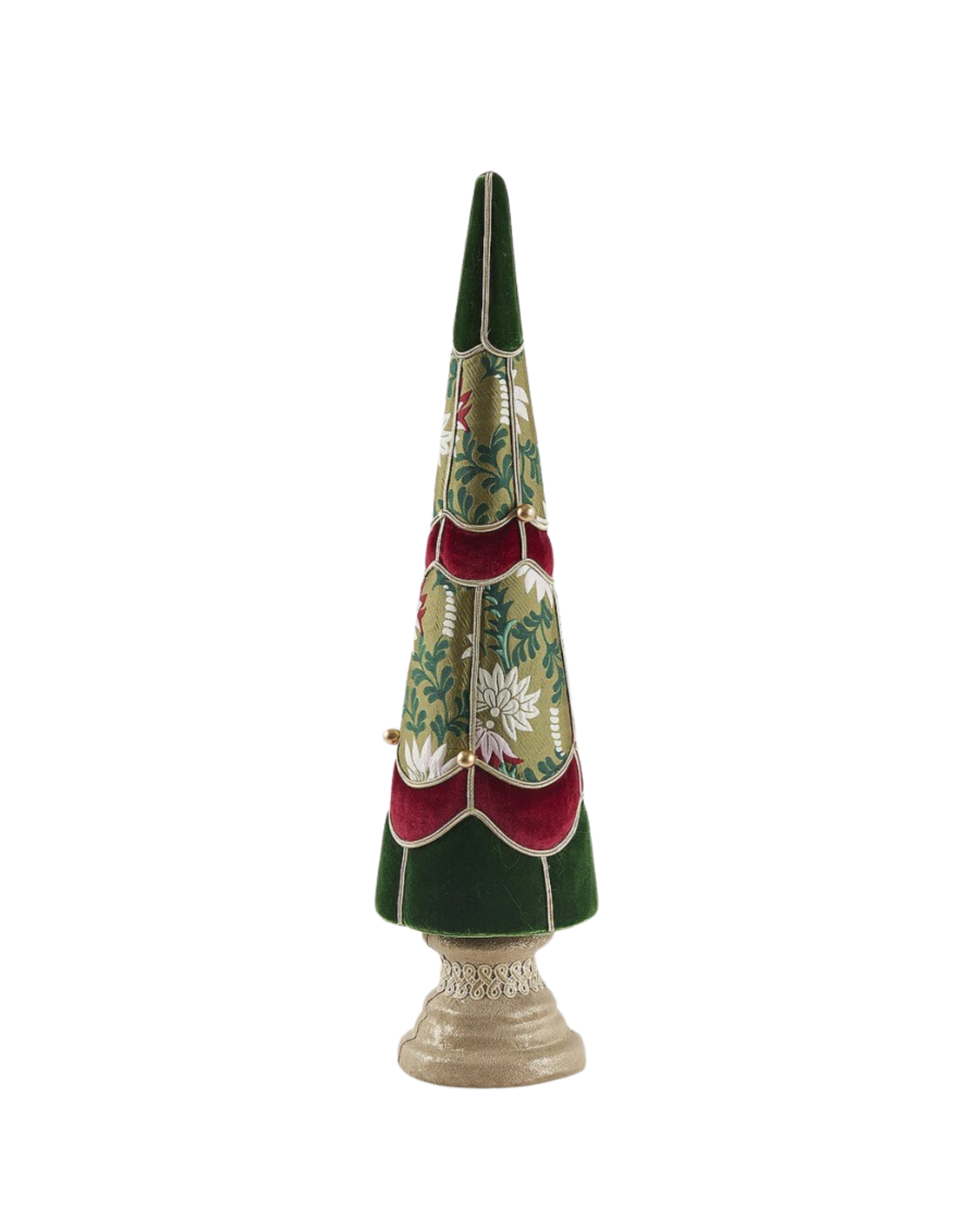 Velvet Christmas Tree Baroque Large