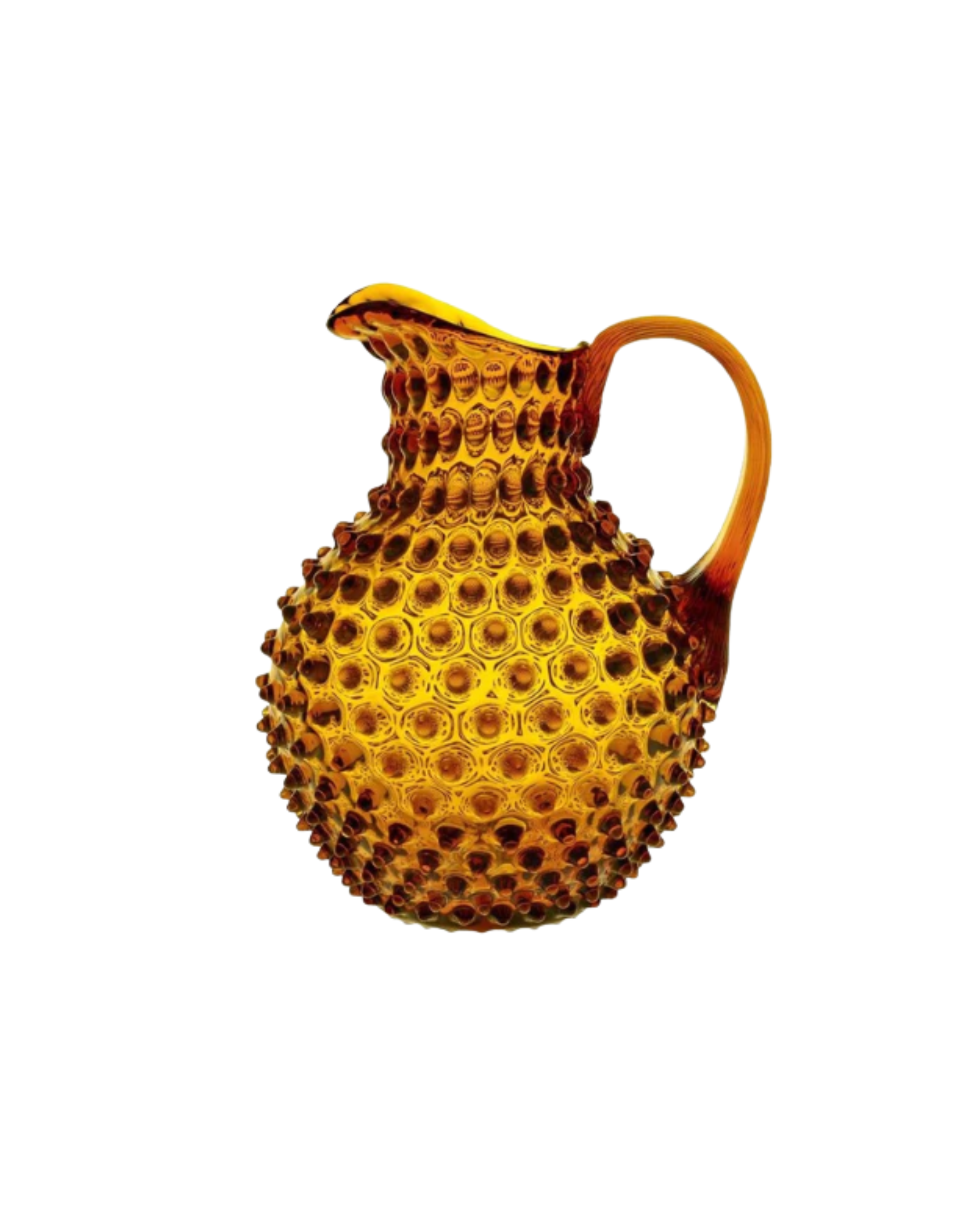 Anna von Lipa Hobnail Jug Amber 2L