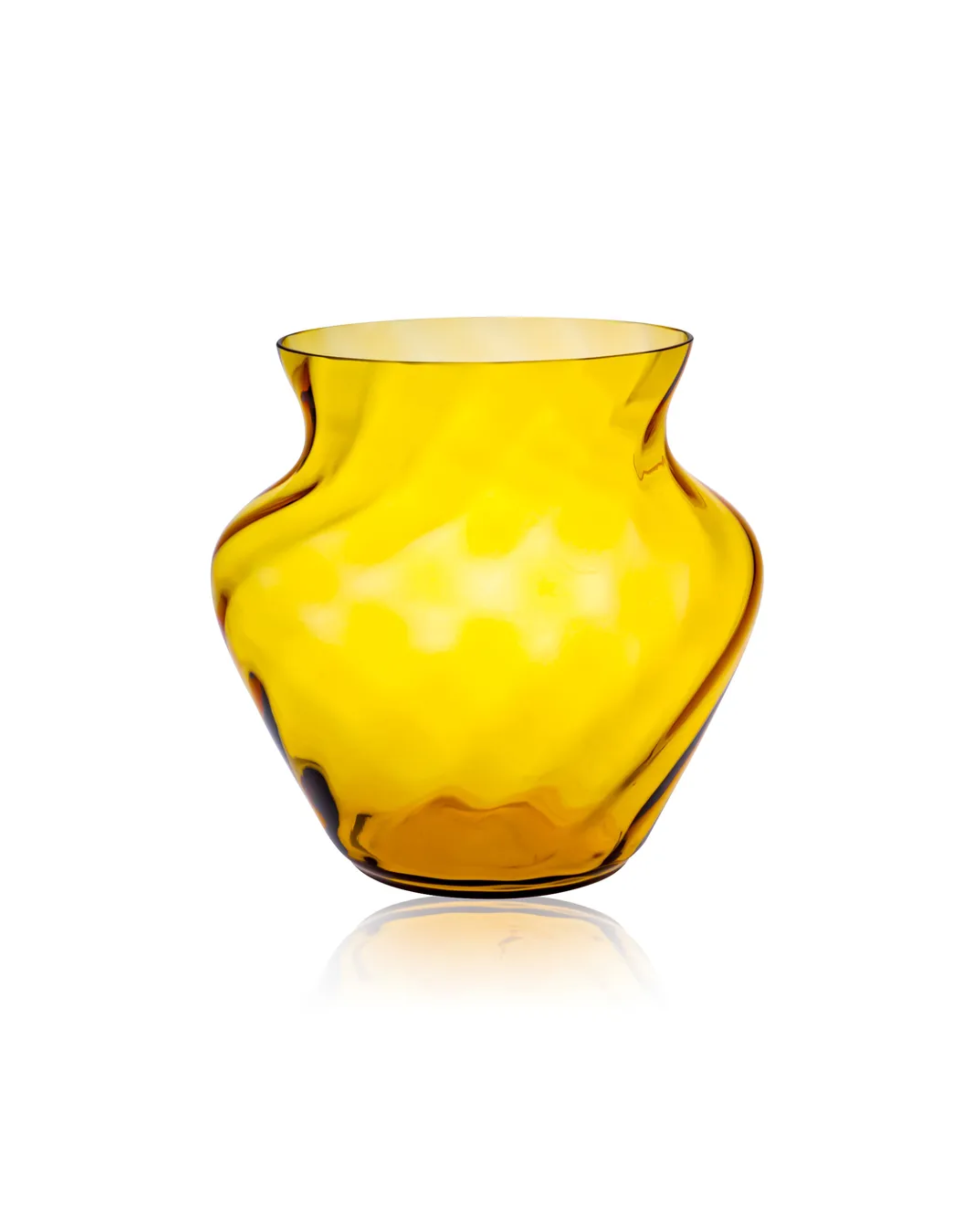 Anna von Lipa Dahlia Vase Amber 22cm