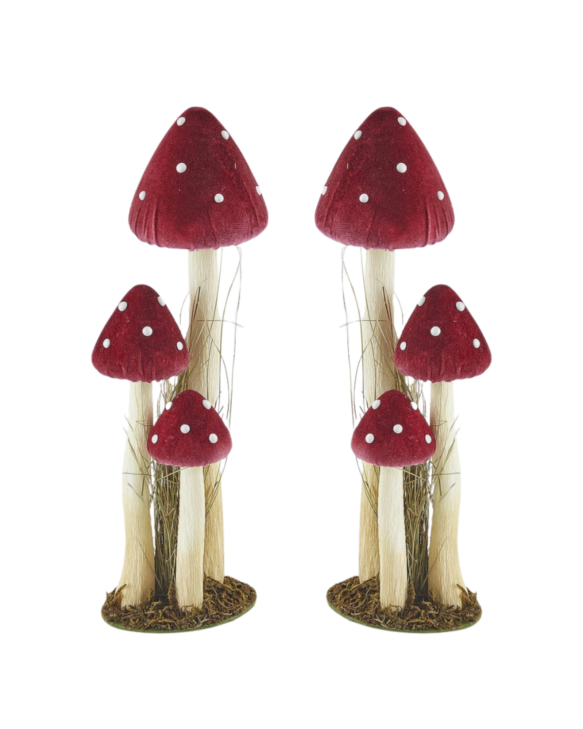 Velvet Mushroom Long Large (Set of 2)