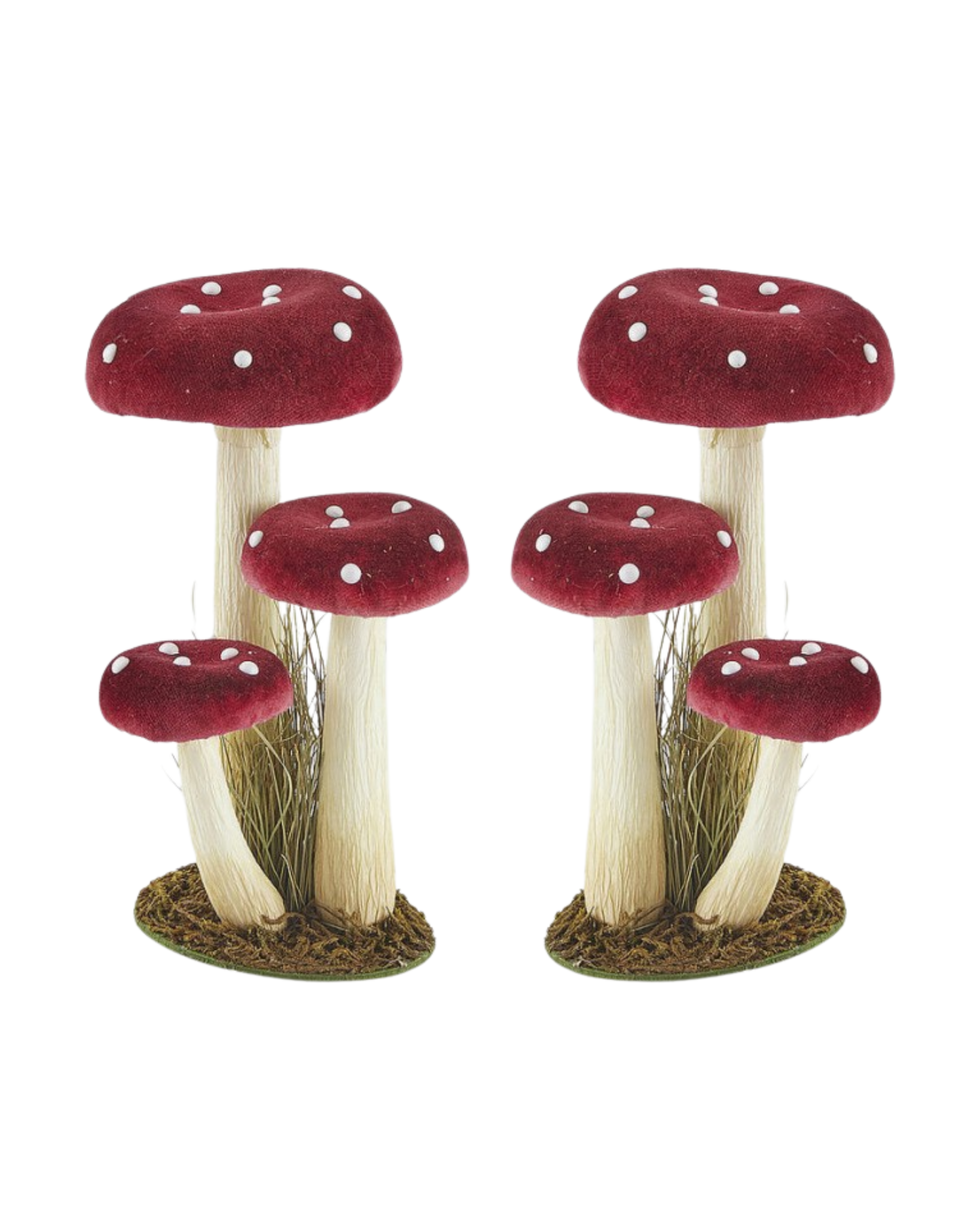 Velvelt Mushroom Medum (Set of 2)