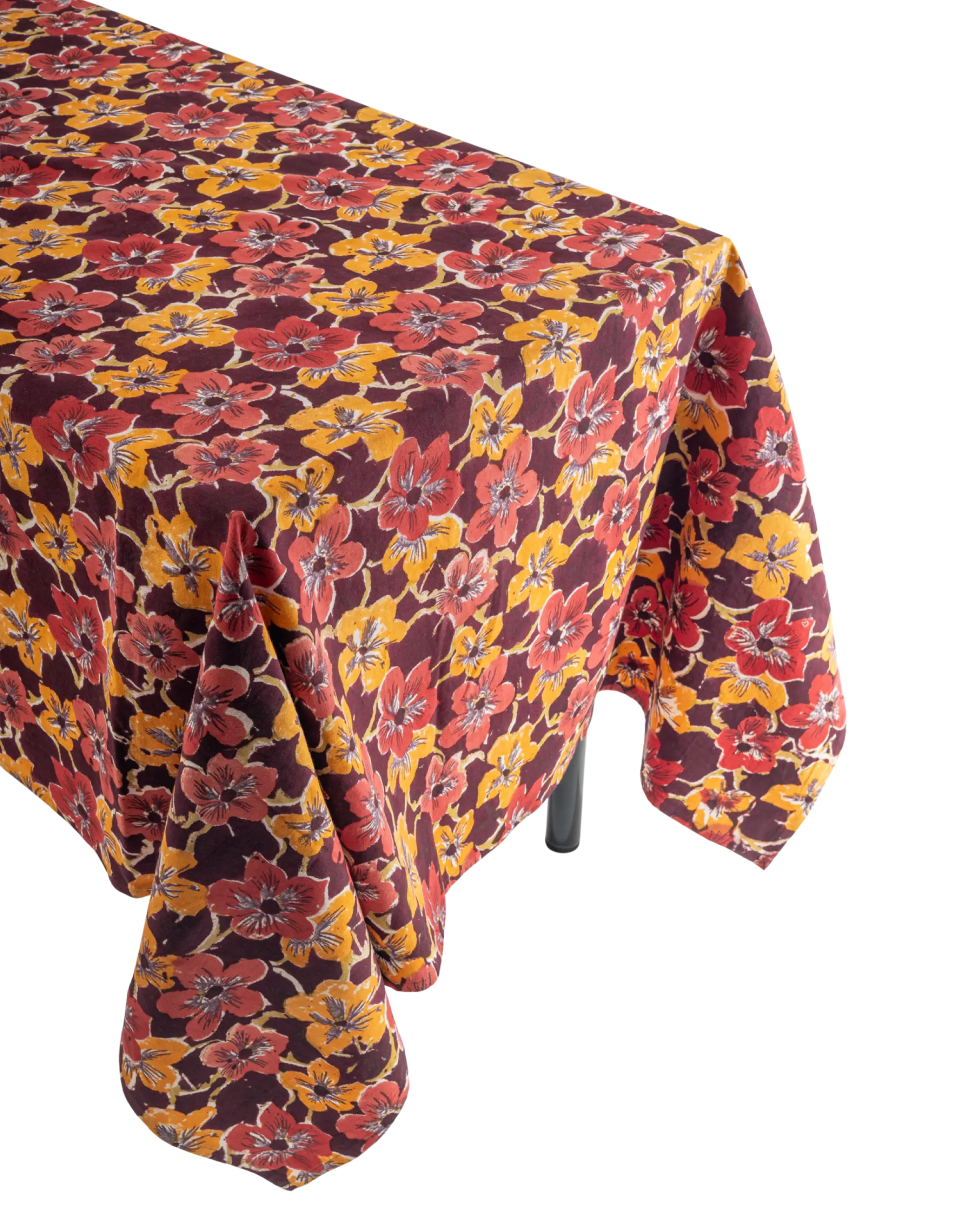Fall Flower Cotton Tablecloth