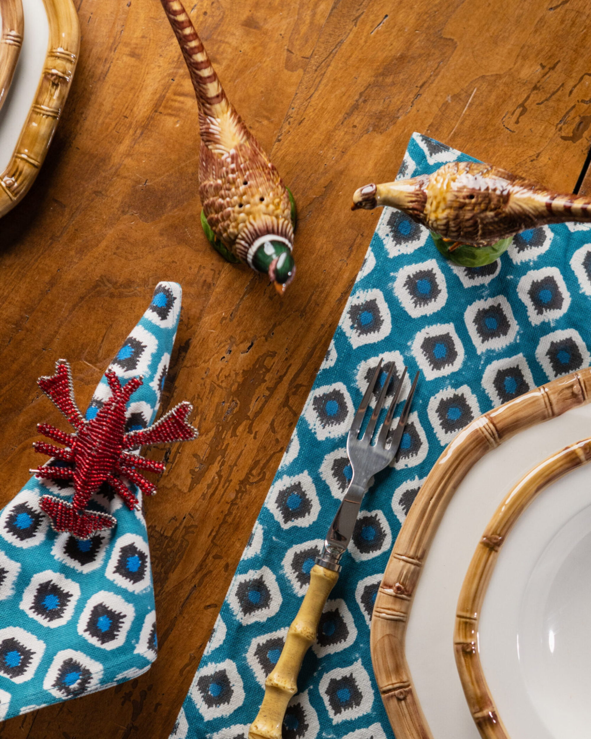 Faisans Ceramic Salt & Pepper Shakers