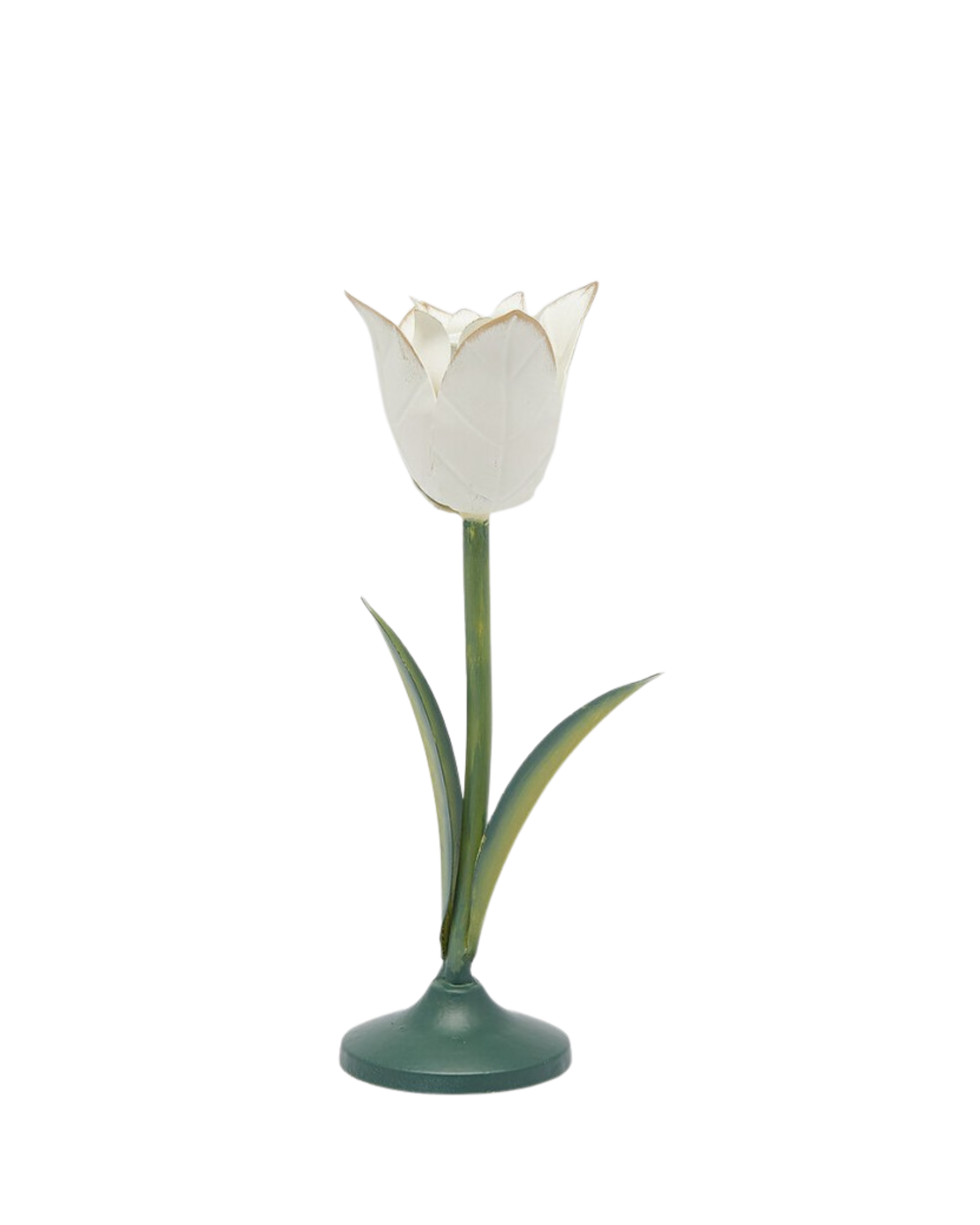 Candleholder Tulip White